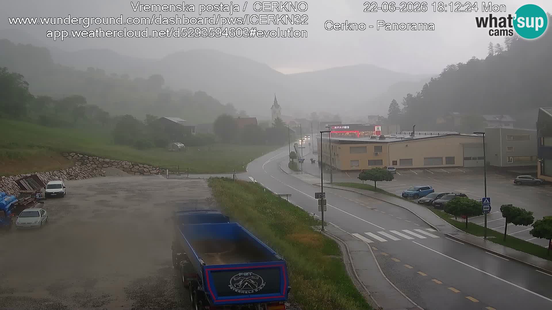 Cerkno ulaz u grad – Kamera uživo