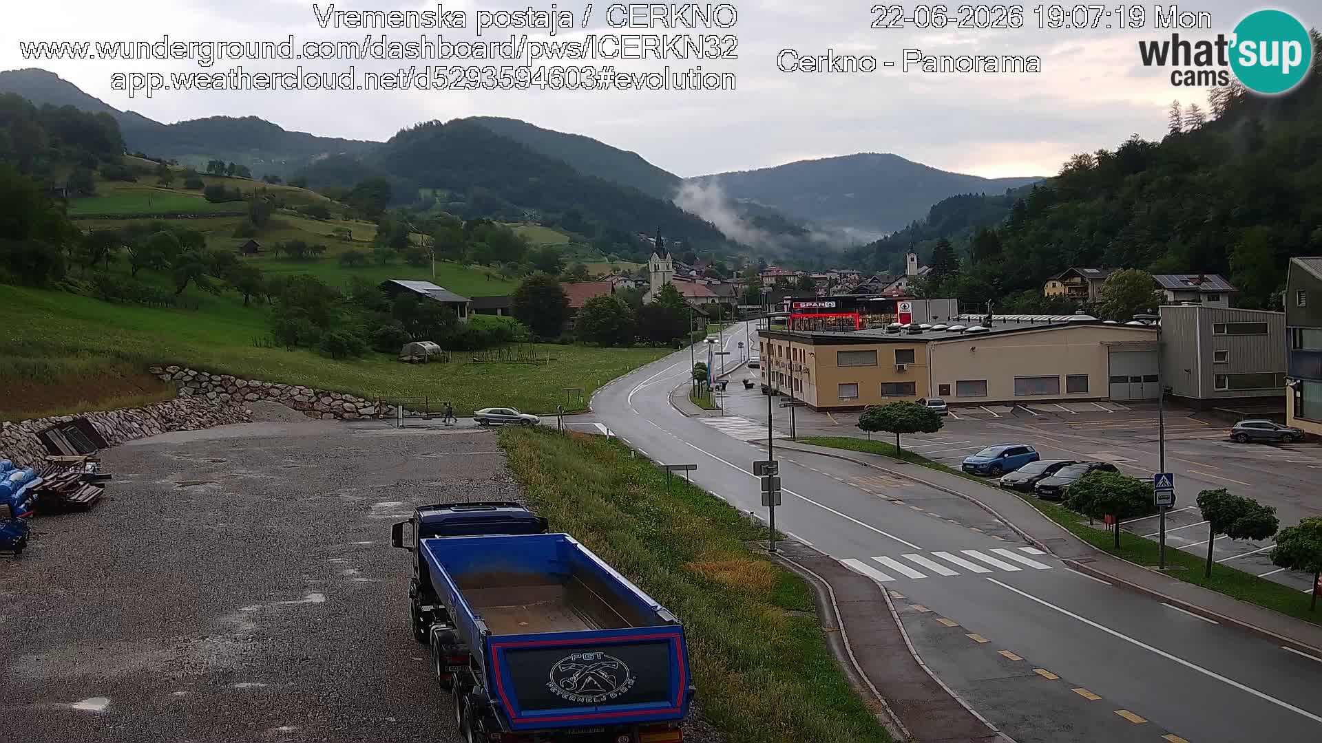 Webcam Ingresso Città di Cerkno