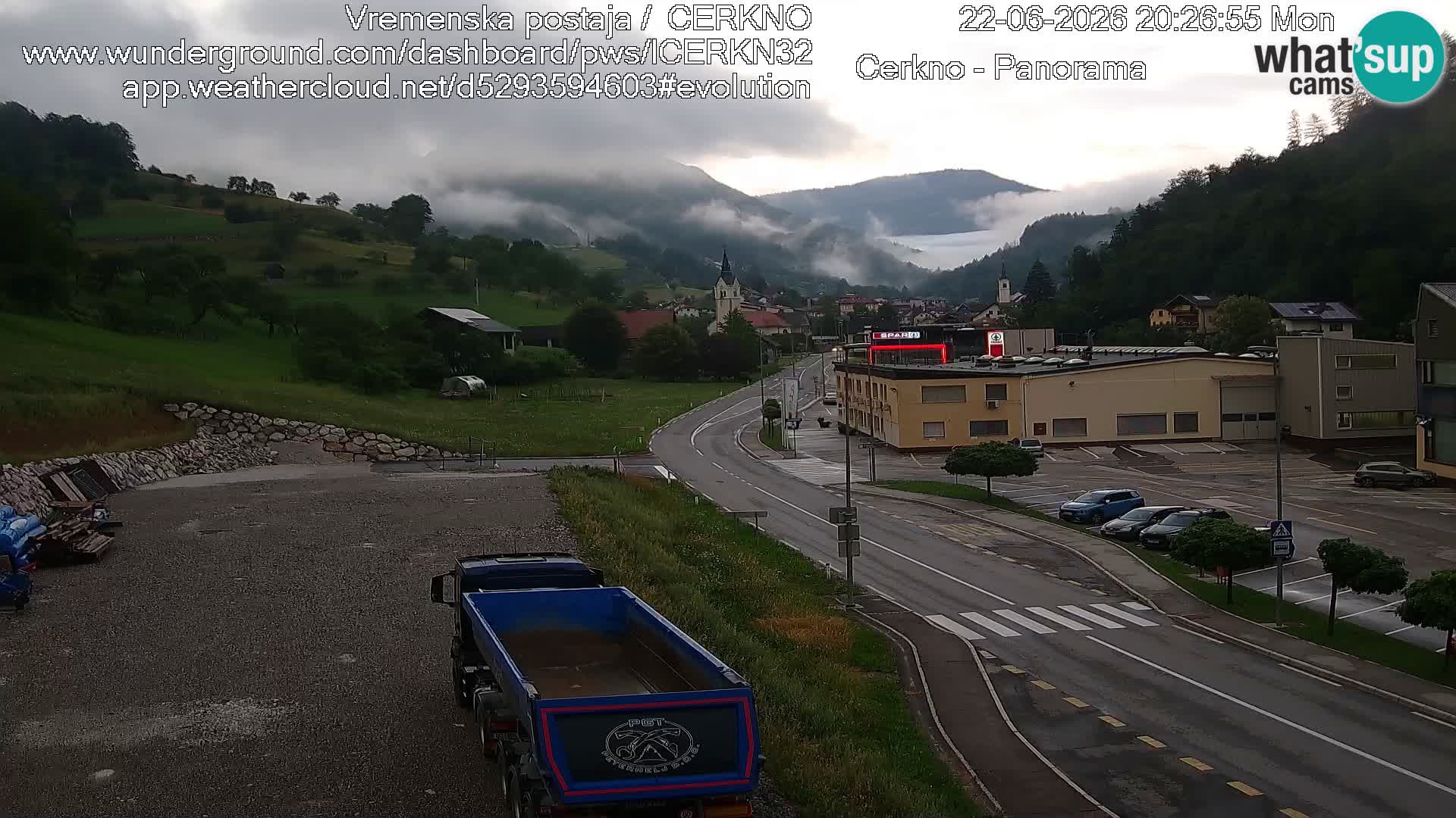 Webcam Ingresso Città di Cerkno