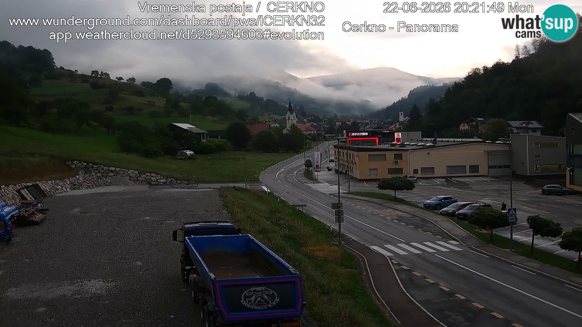 Webcam Ingresso Città di Cerkno