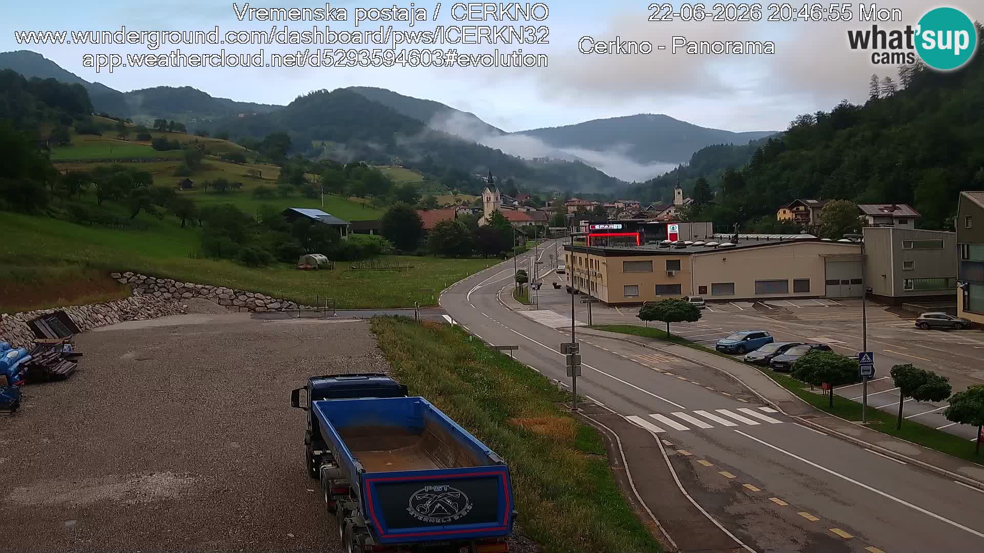 Cerkno Stadteingang Live-Webcam