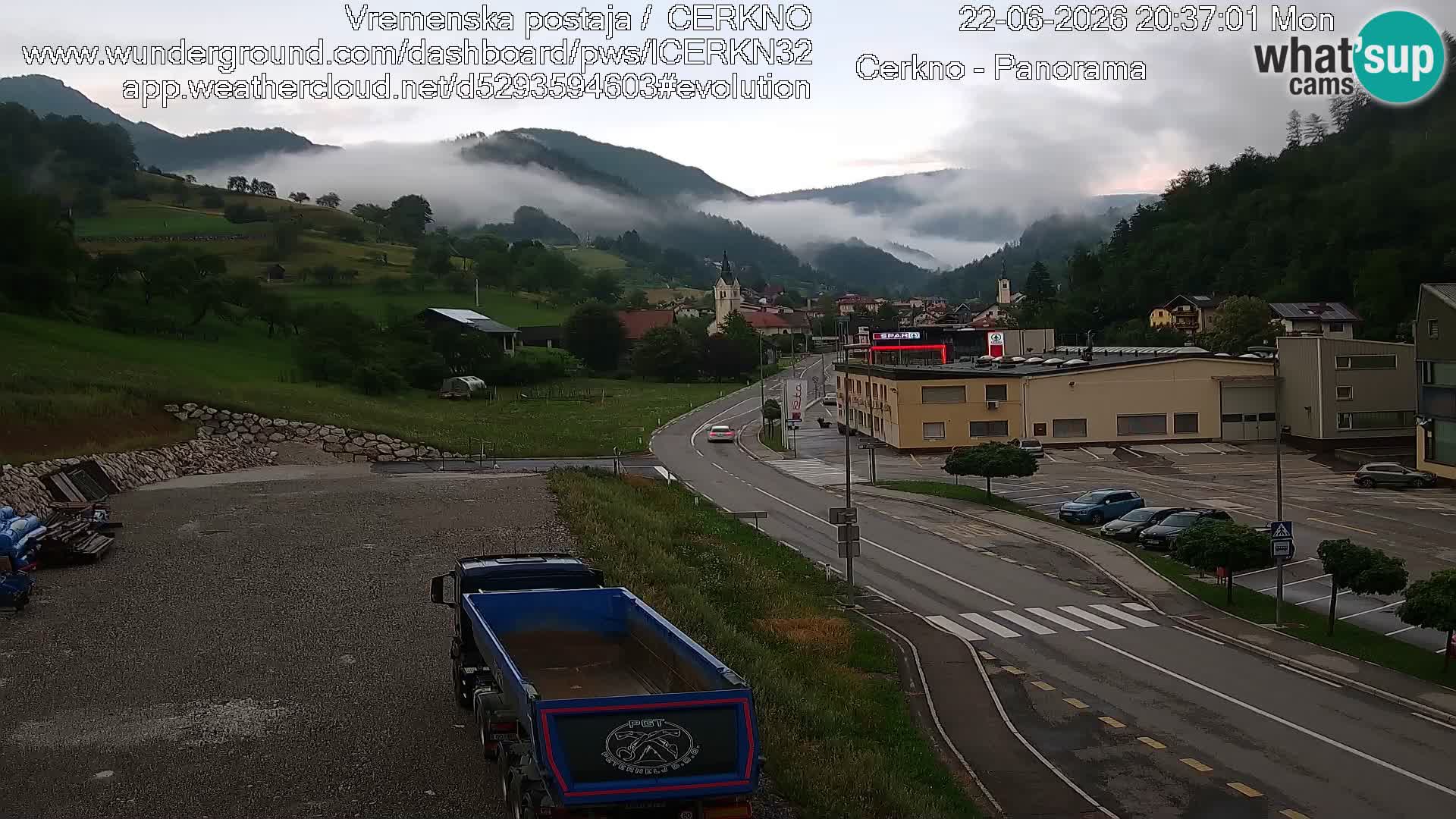 Cerkno Stadteingang Live-Webcam