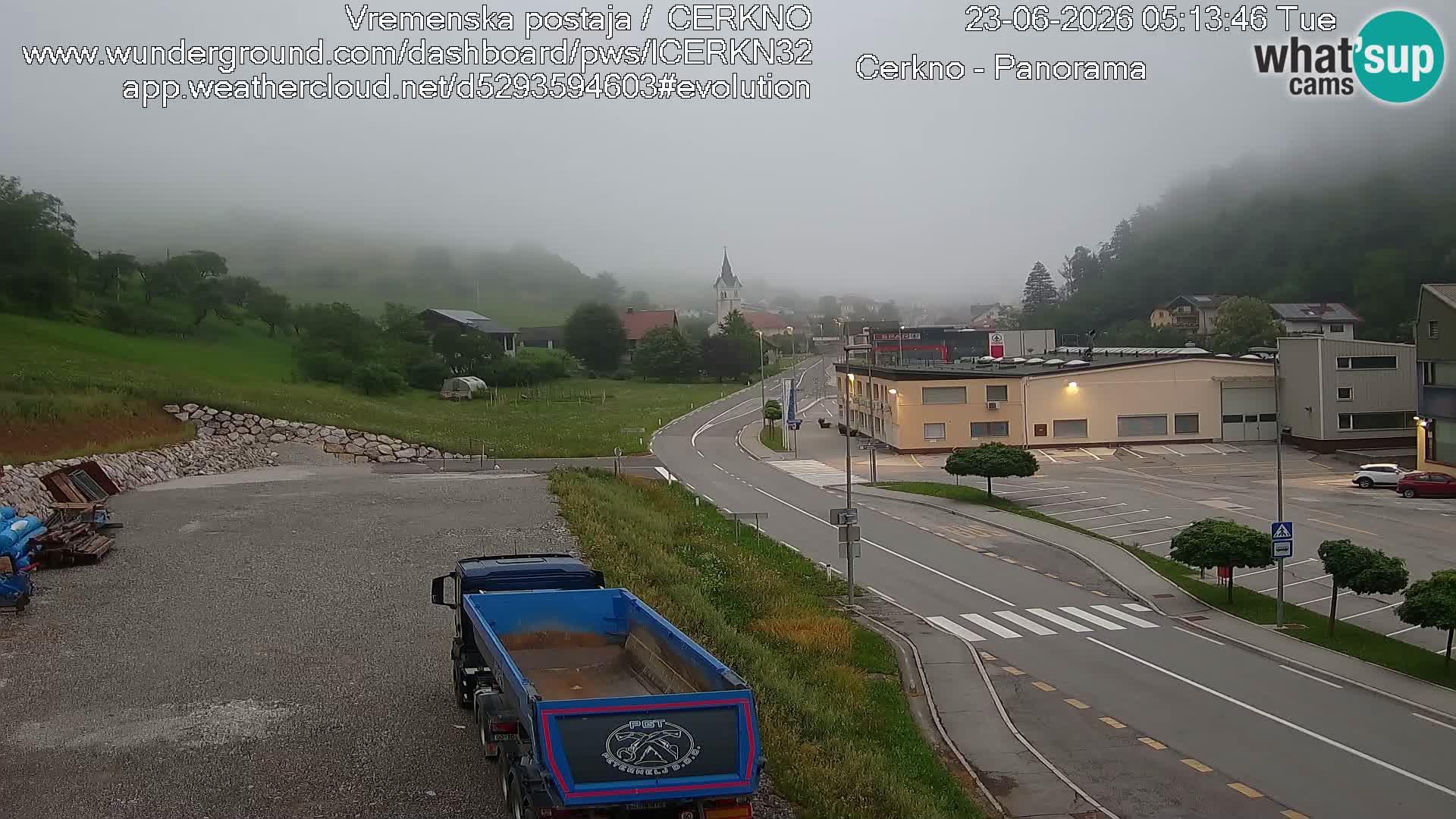 Cerkno Stadteingang Live-Webcam