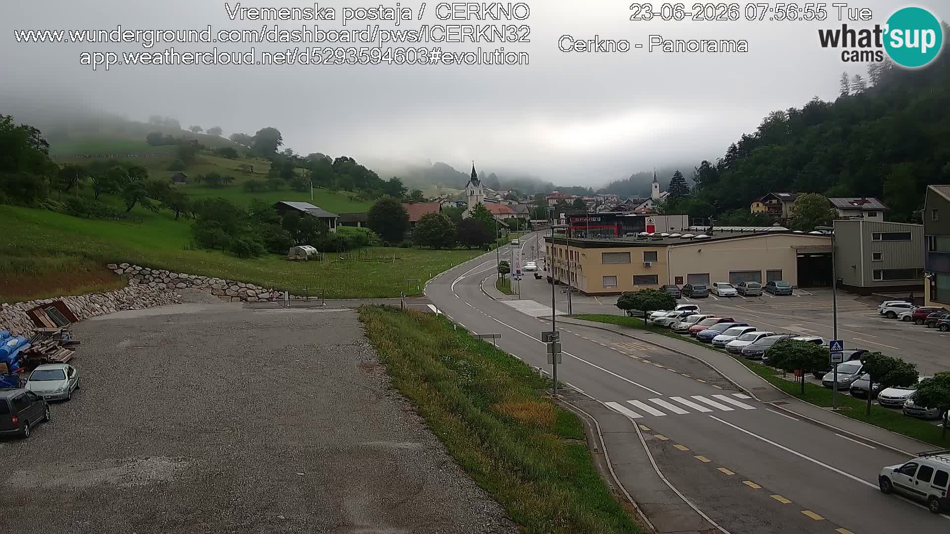 Webcam Ingresso Città di Cerkno