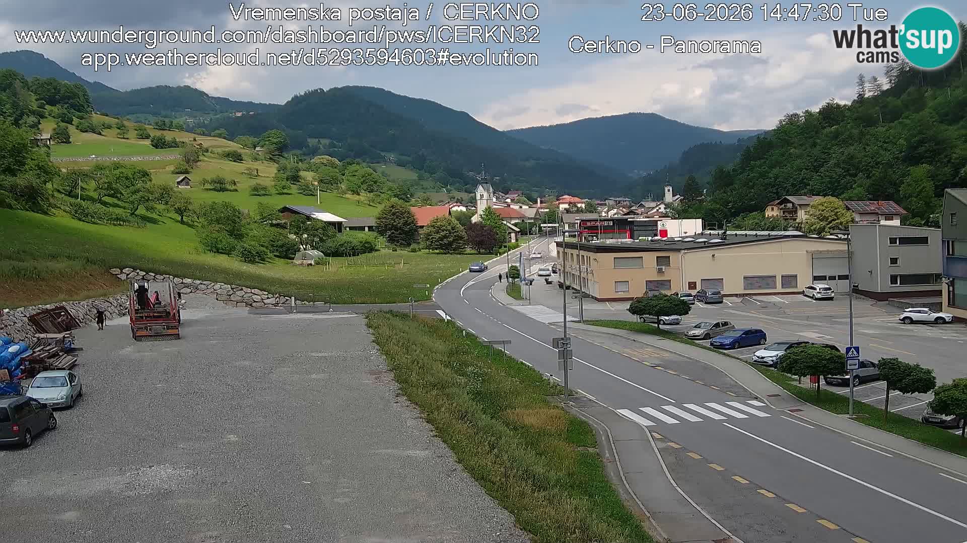 Webcam Ingresso Città di Cerkno