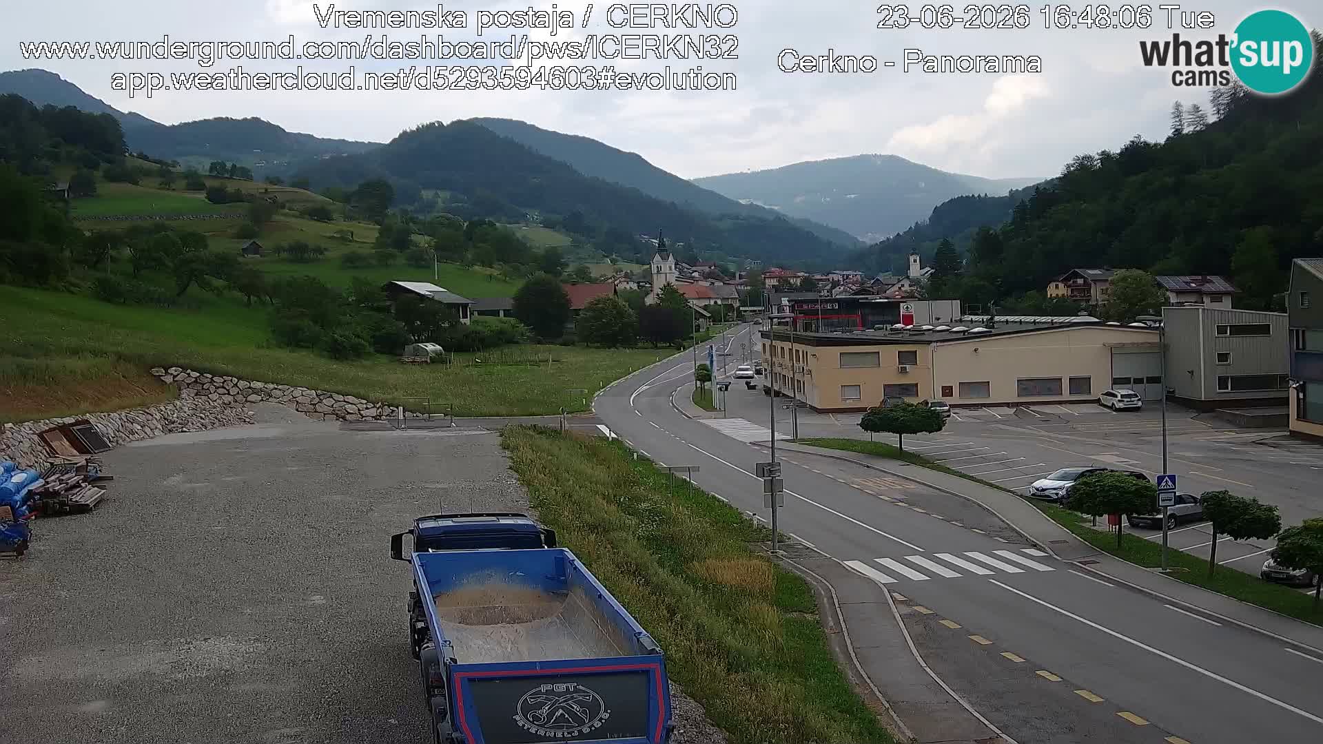 Cerkno Stadteingang Live-Webcam