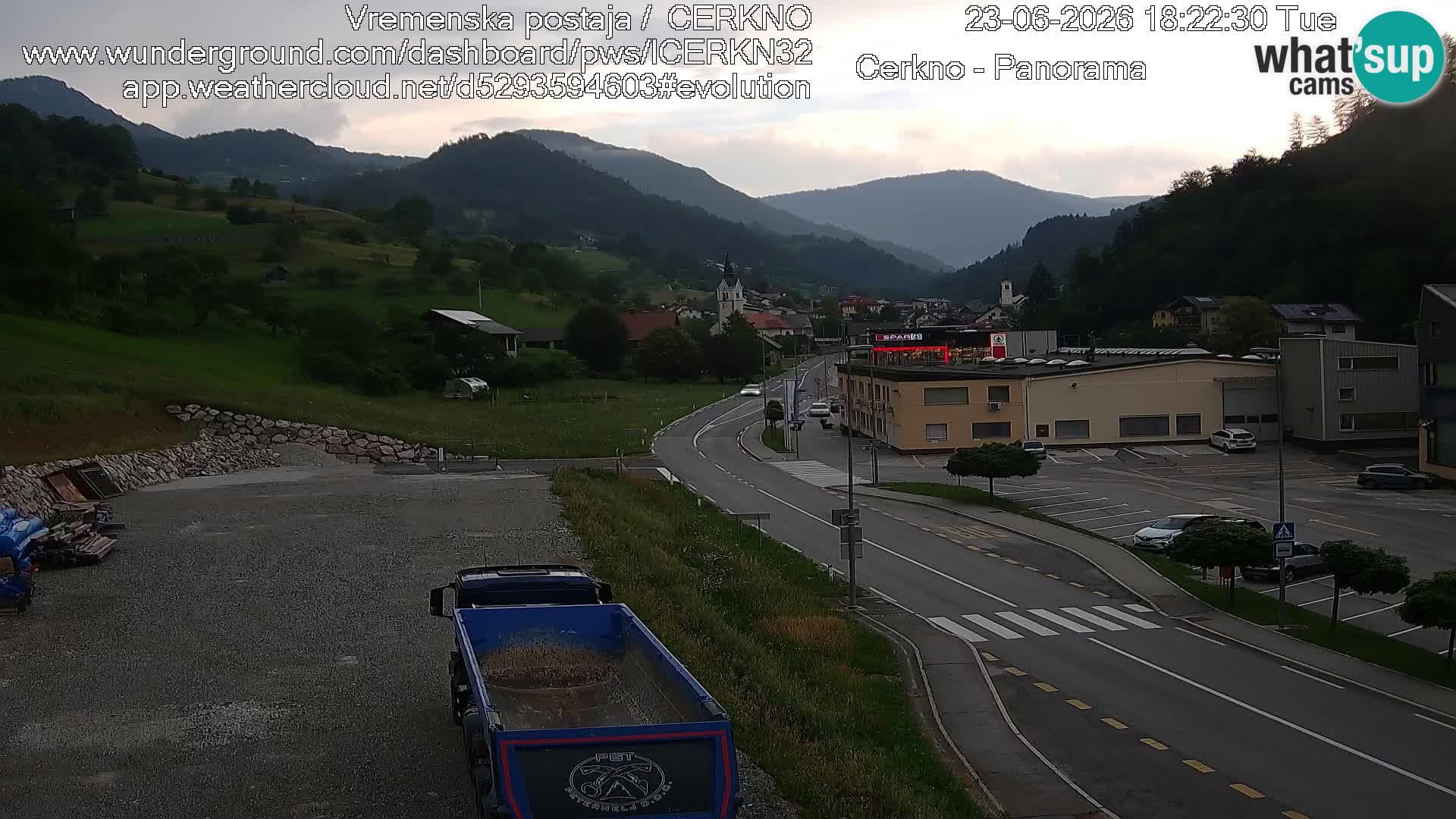 Webcam Ingresso Città di Cerkno