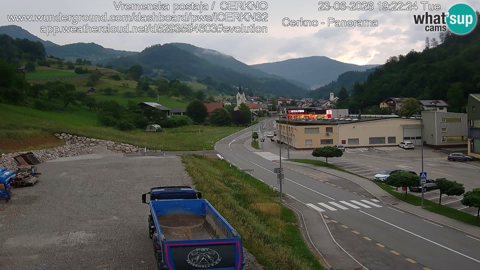Cerkno Stadteingang Live-Webcam