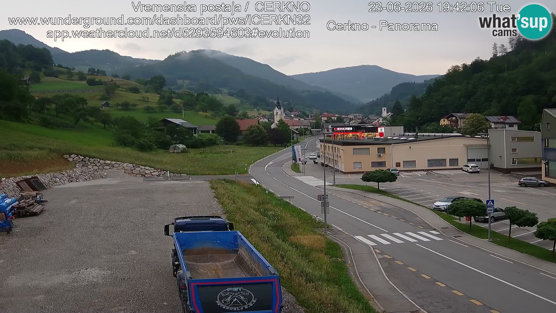 Cerkno Stadteingang Live-Webcam