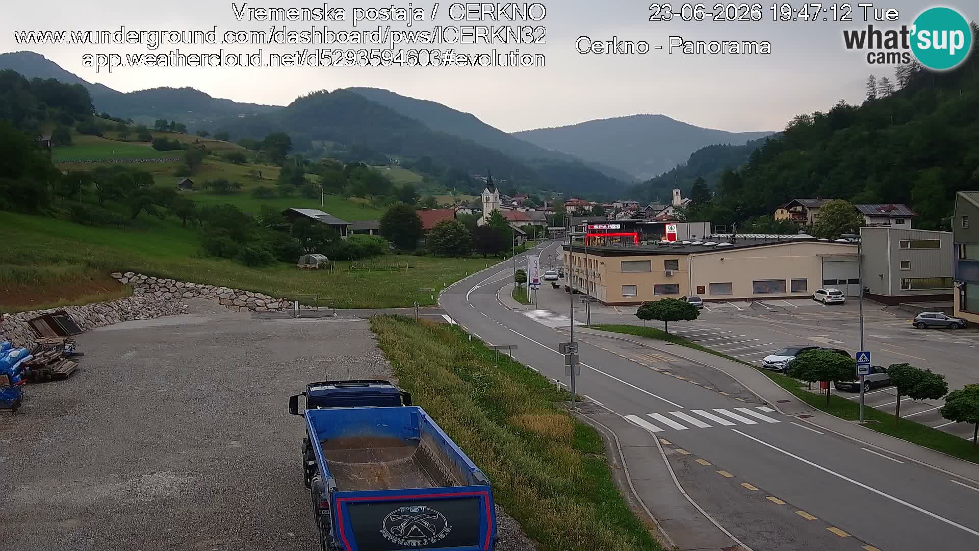 Cerkno Stadteingang Live-Webcam