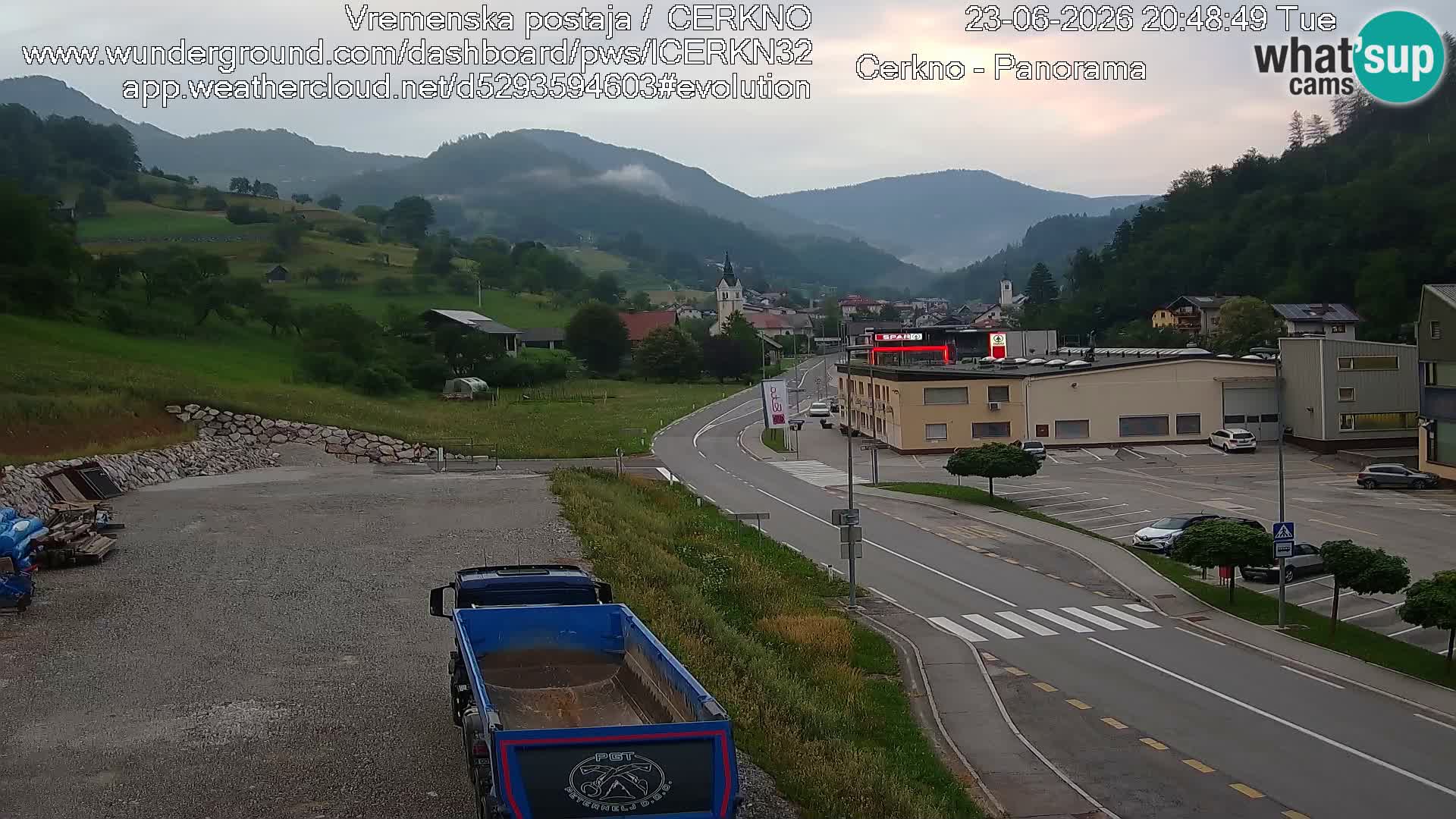 Cerkno Stadteingang Live-Webcam