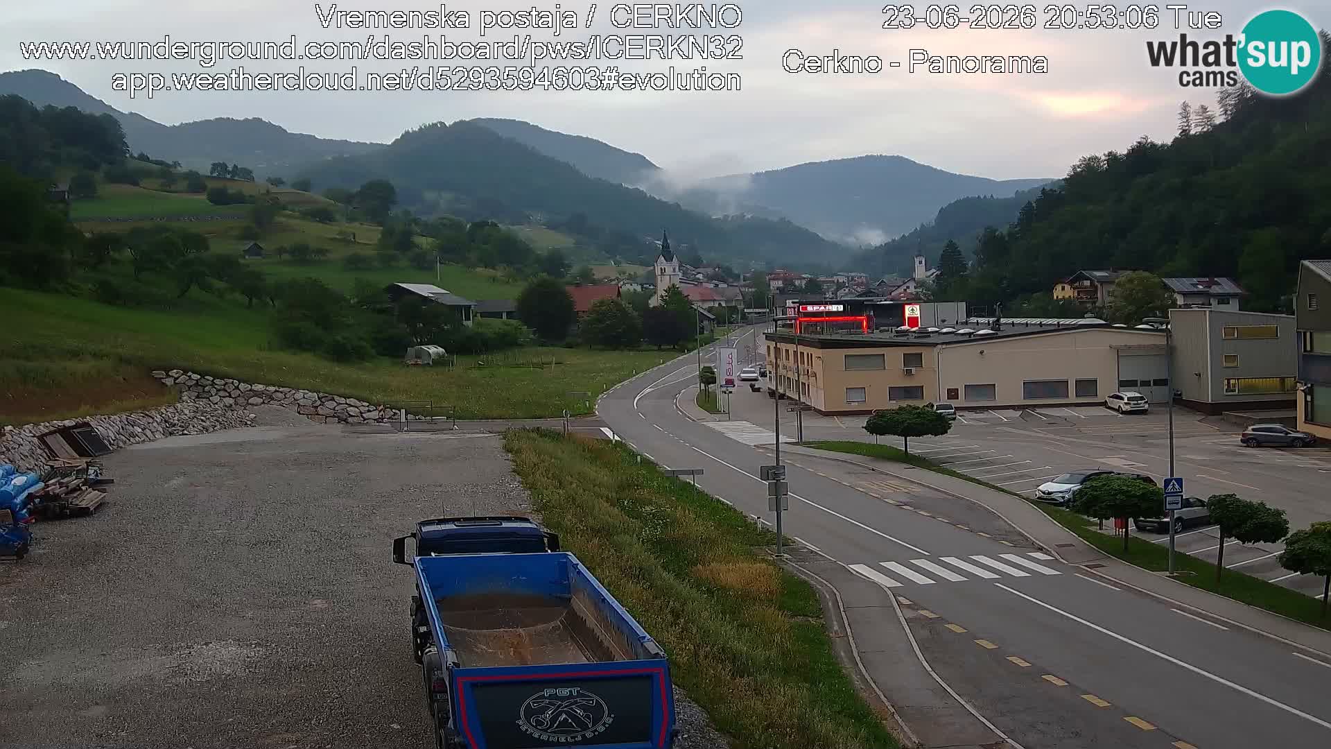 Cerkno Stadteingang Live-Webcam
