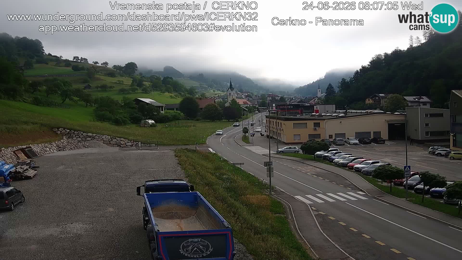 Cerkno Stadteingang Live-Webcam