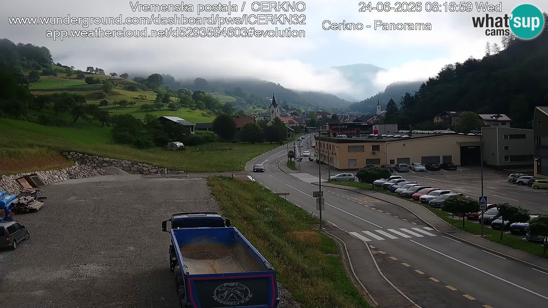 Cerkno Stadteingang Live-Webcam