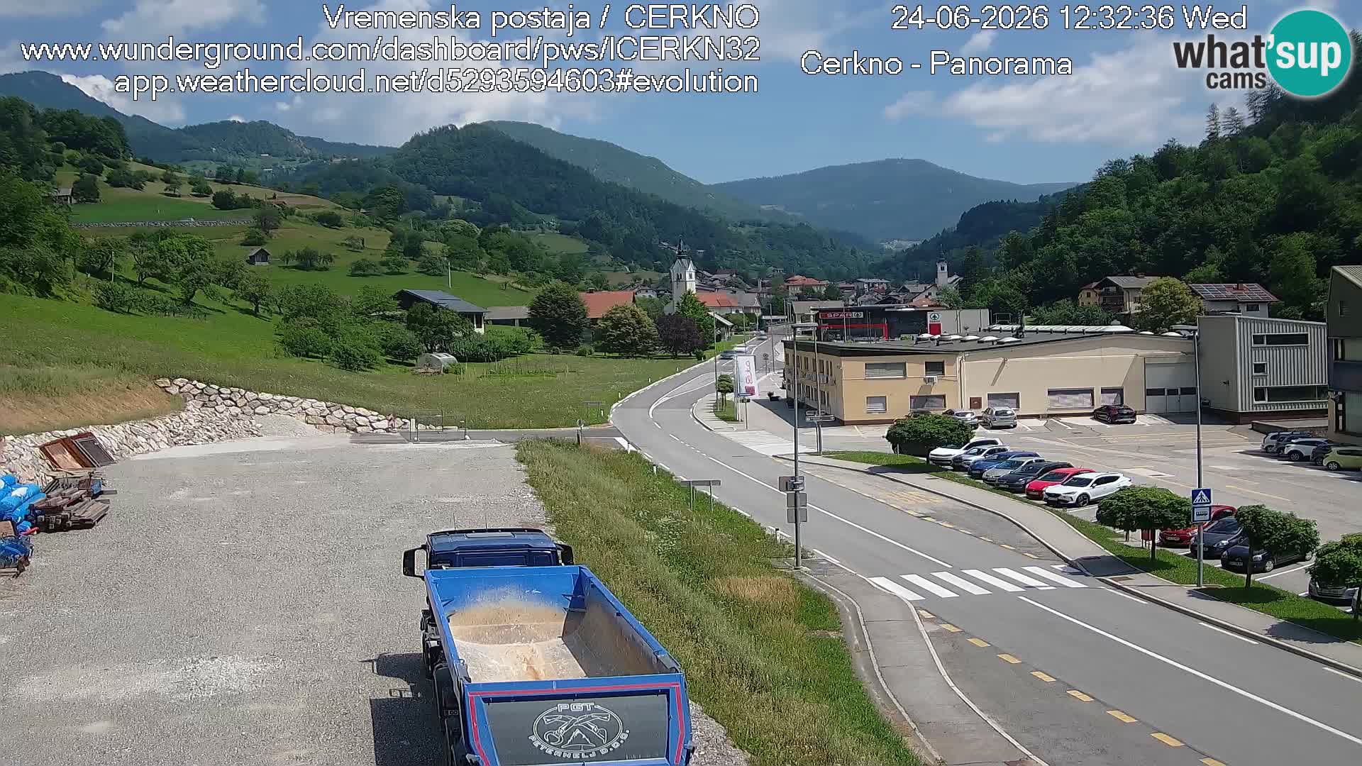 Webcam Ingresso Città di Cerkno