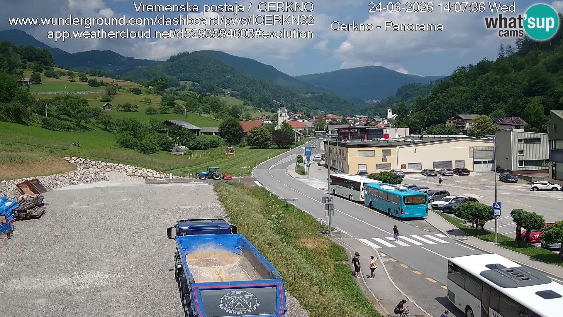 Cerkno ulaz u grad – Kamera uživo