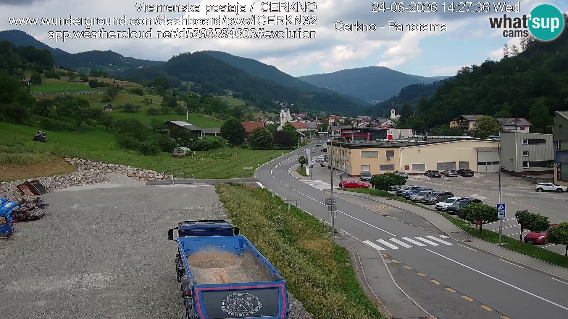 Cerkno Stadteingang Live-Webcam
