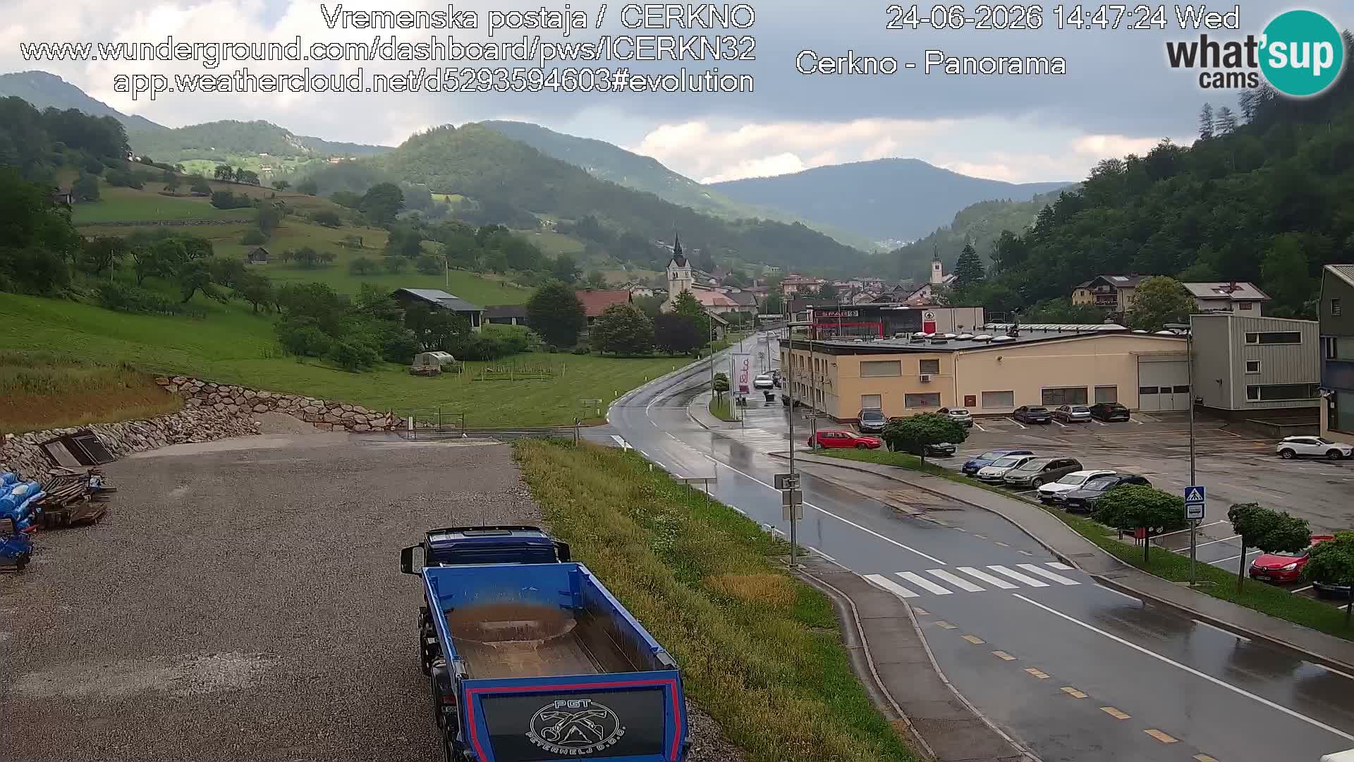 Cerkno ulaz u grad – Kamera uživo