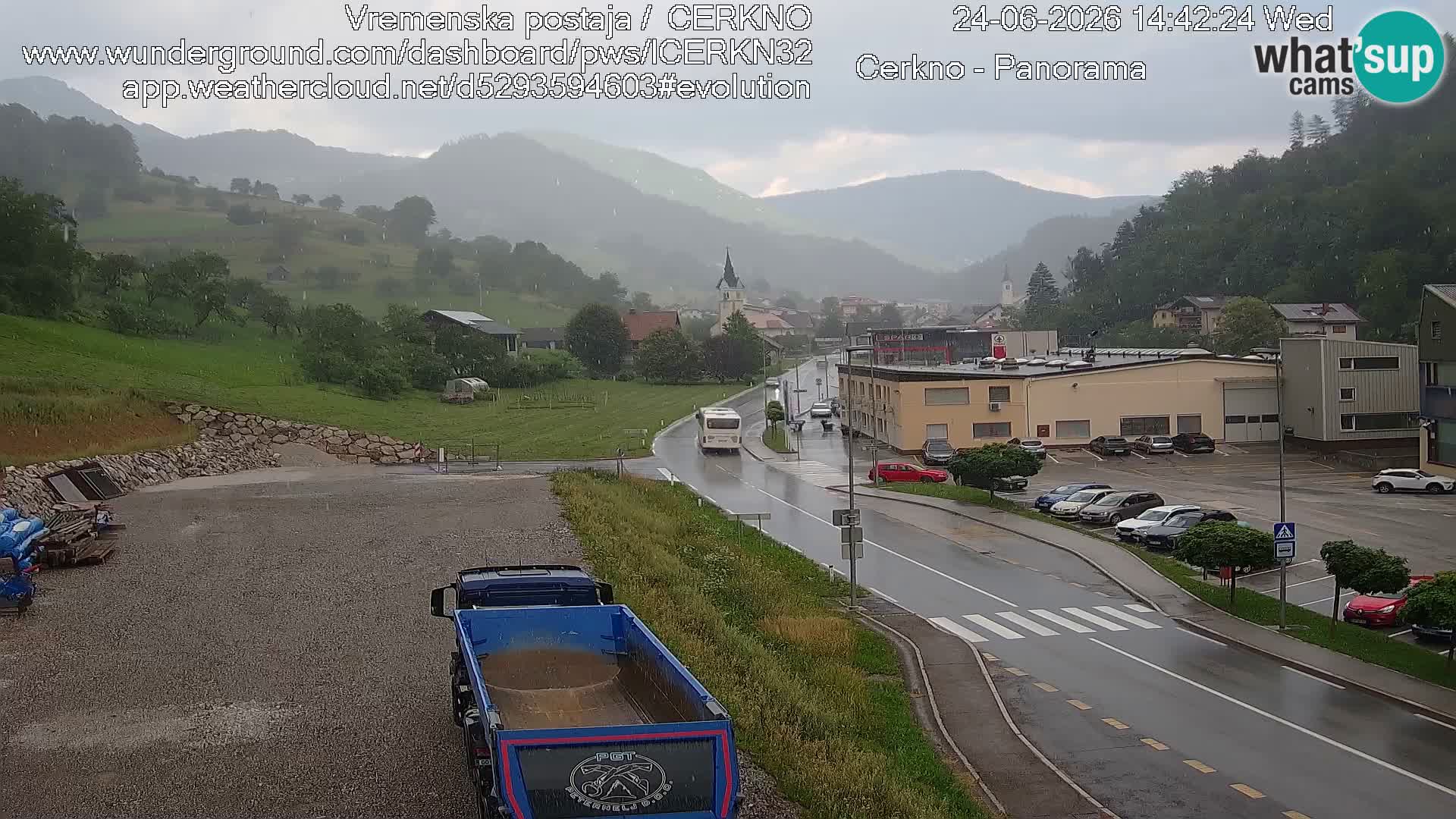 Webcam Ingresso Città di Cerkno