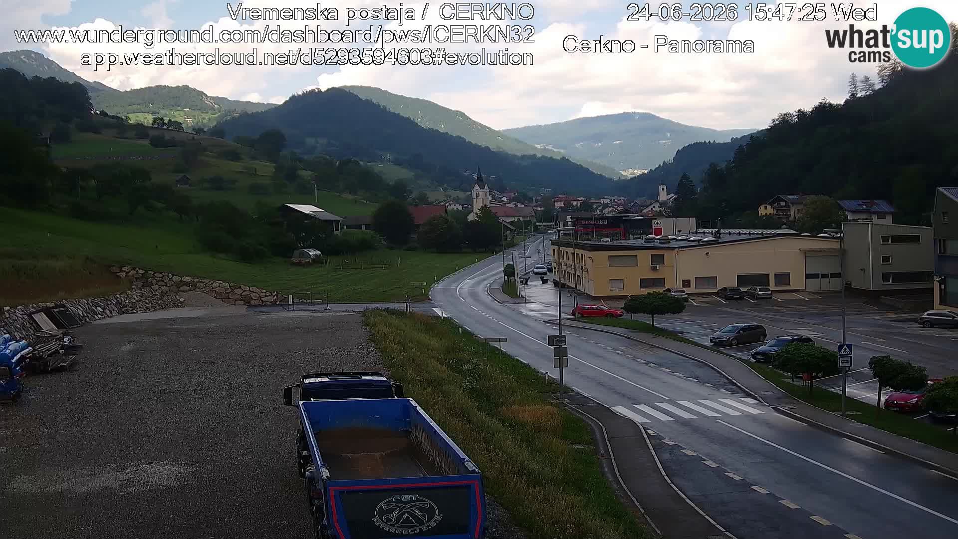 Cerkno Stadteingang Live-Webcam