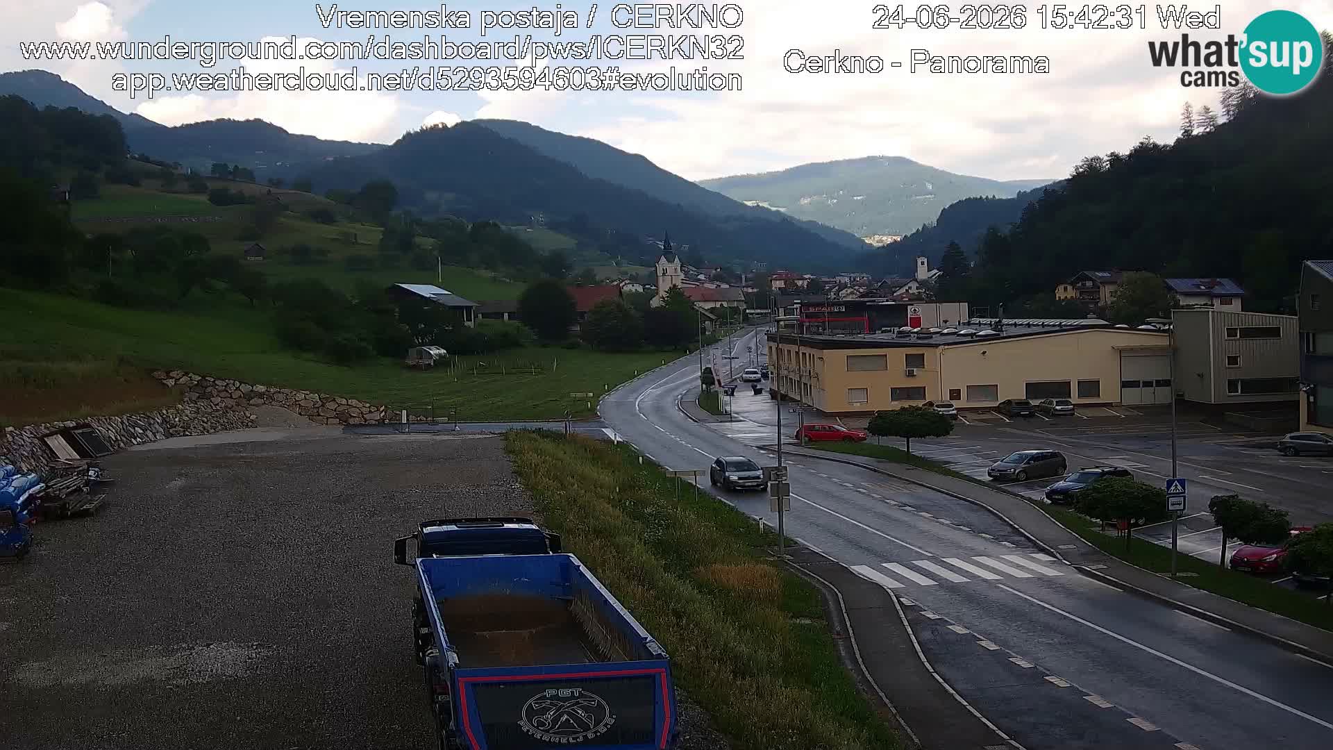 Webcam Ingresso Città di Cerkno