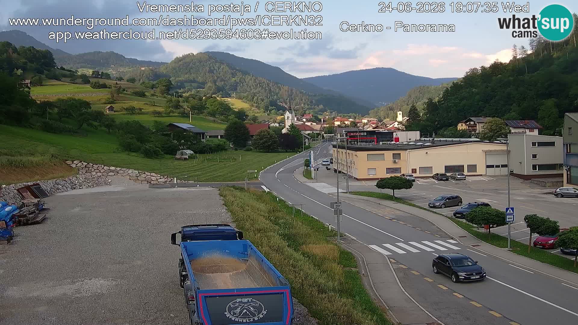 Cerkno Stadteingang Live-Webcam