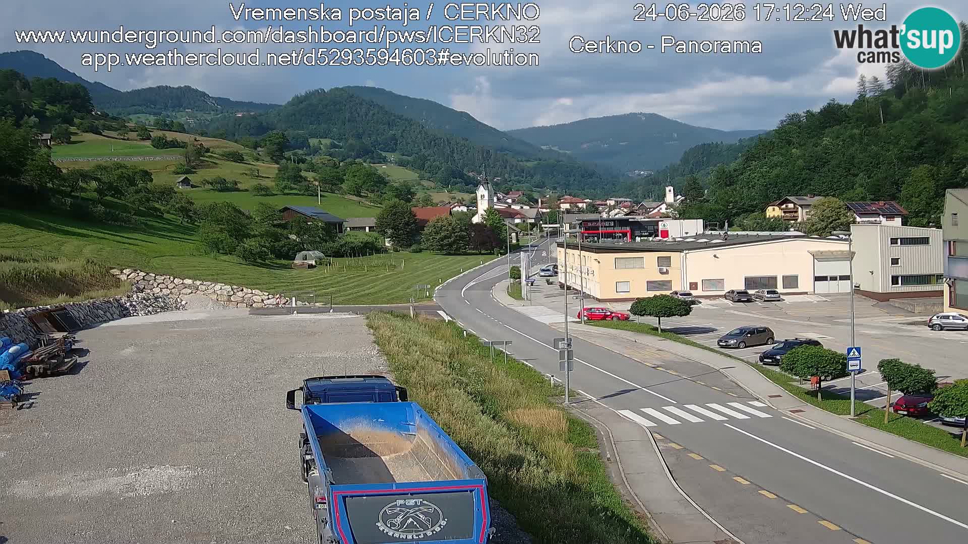 Cerkno Stadteingang Live-Webcam