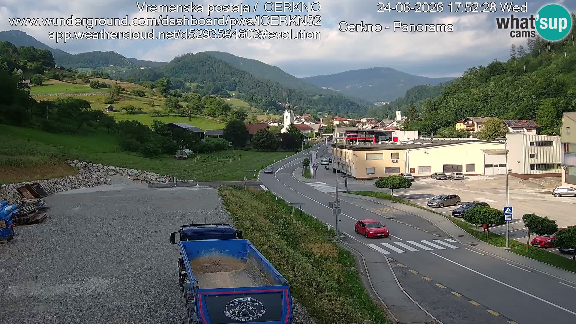 Cerkno Stadteingang Live-Webcam