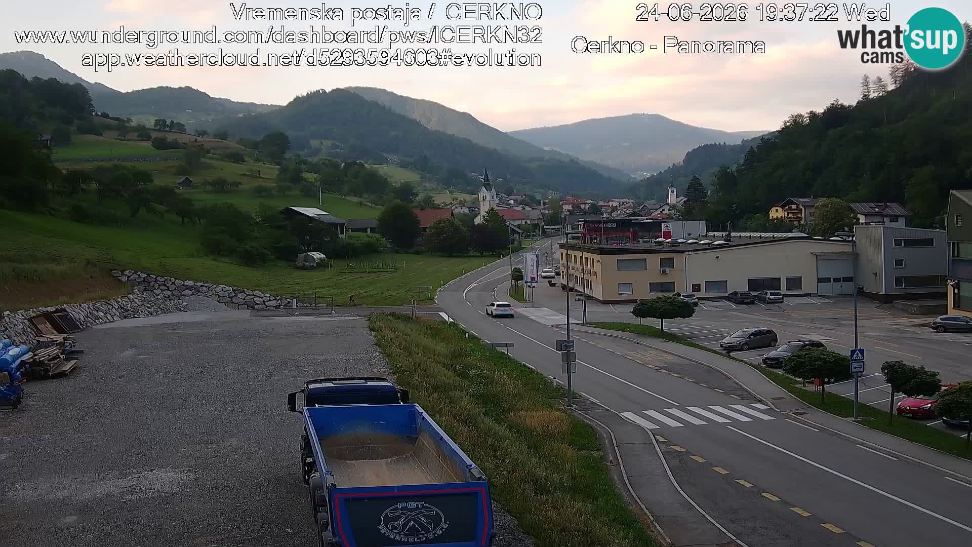 Cerkno Stadteingang Live-Webcam