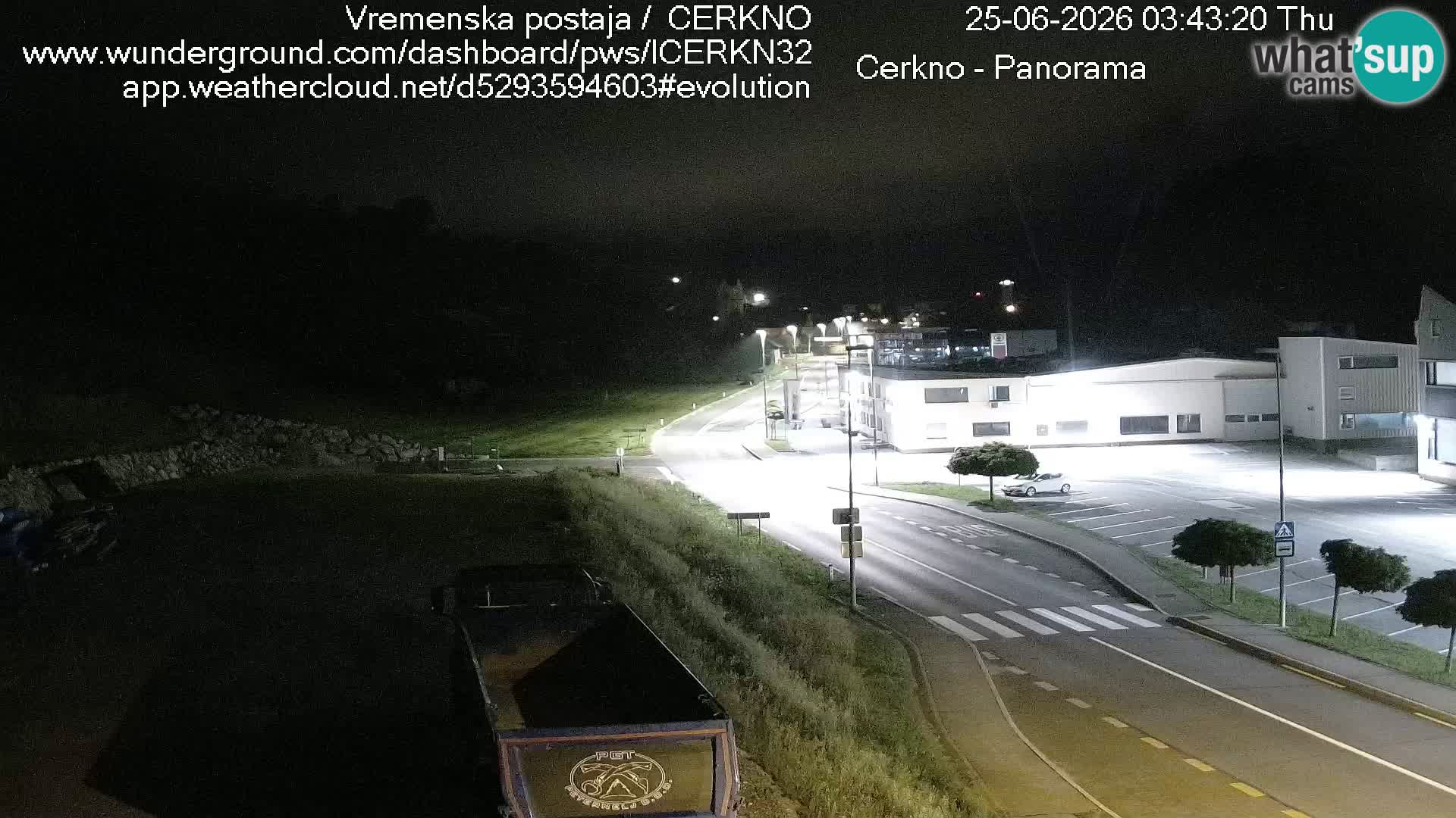 Cerkno ulaz u grad – Kamera uživo