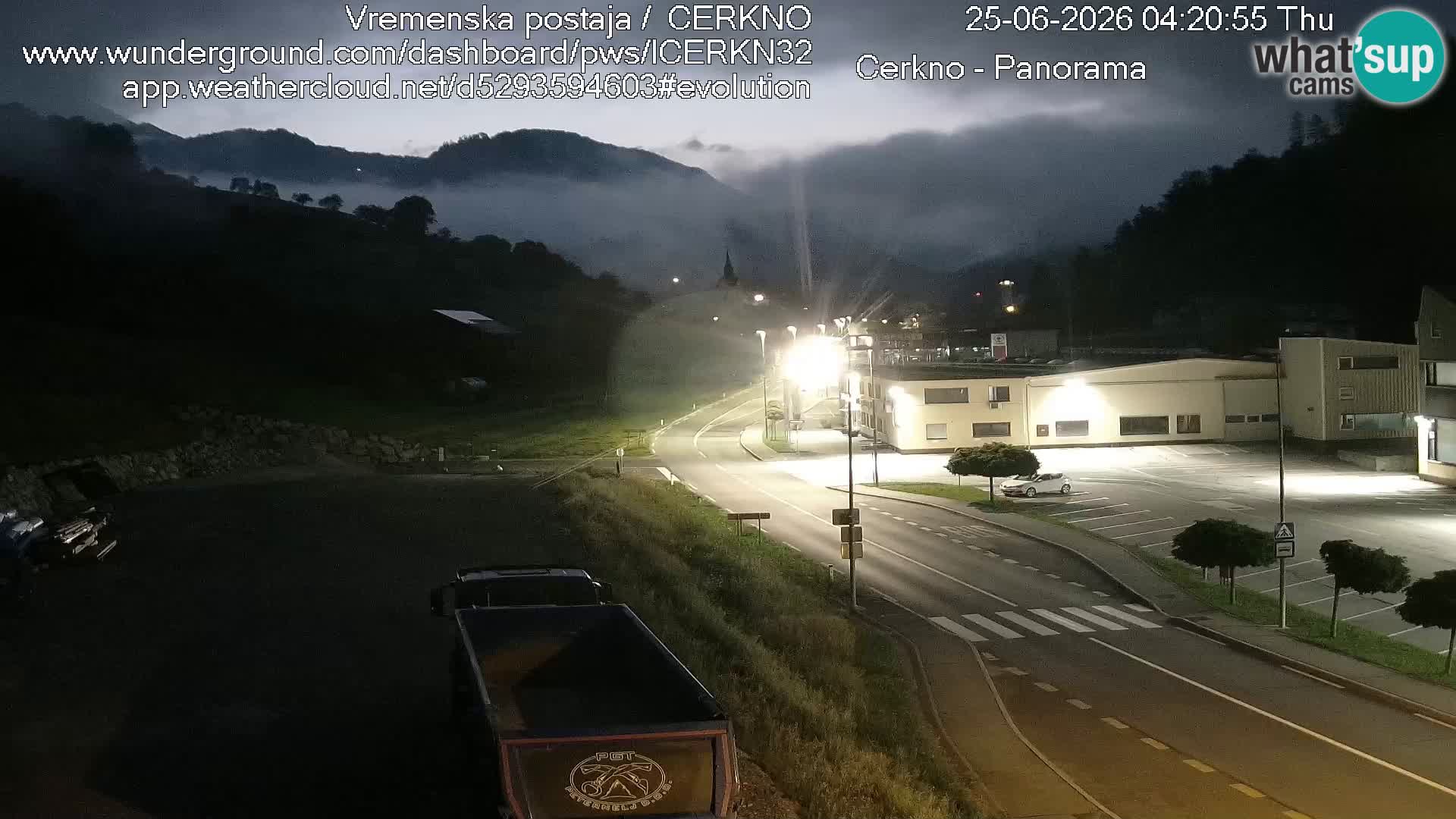 Cerkno ulaz u grad – Kamera uživo