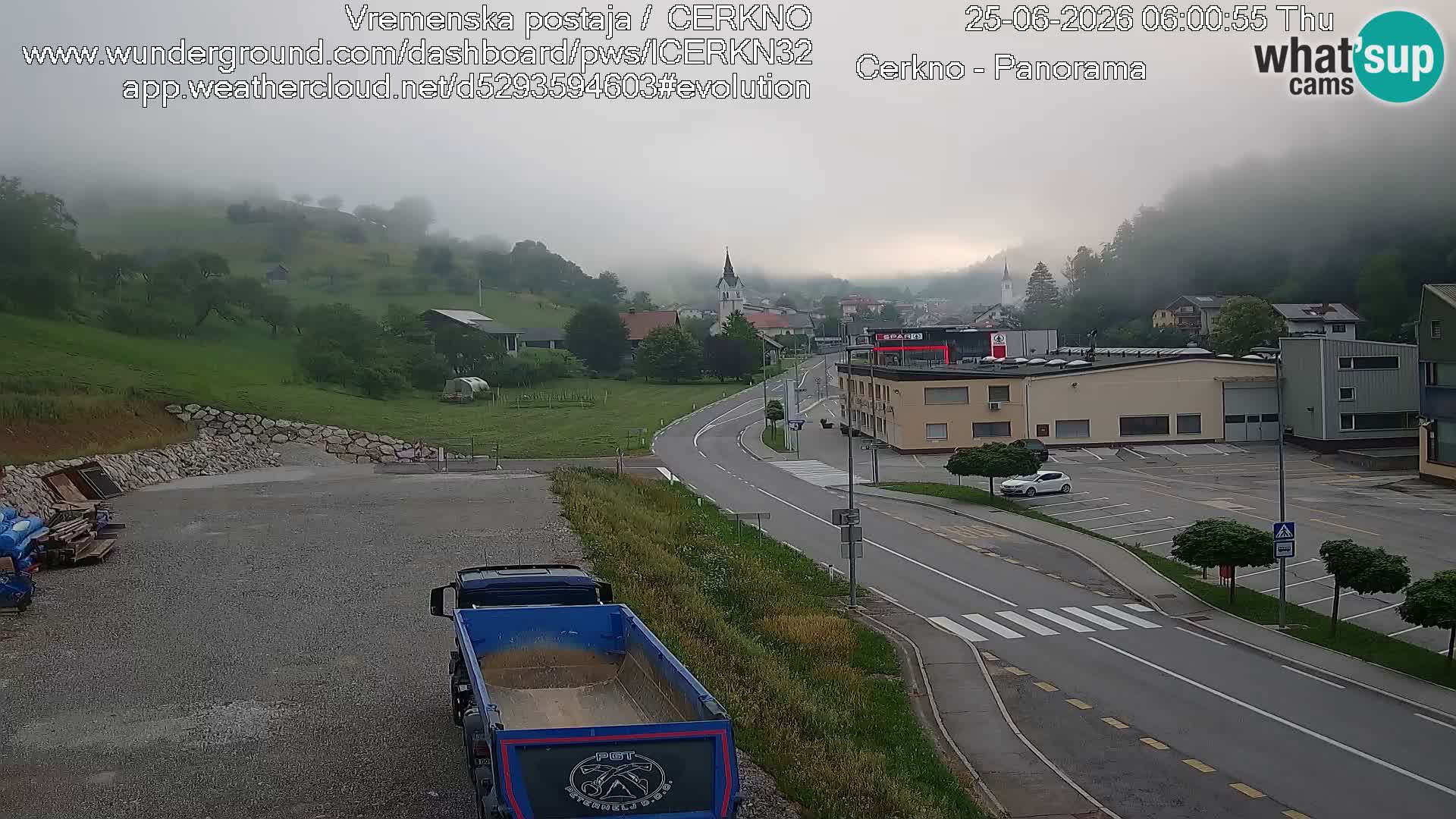 Cerkno Stadteingang Live-Webcam