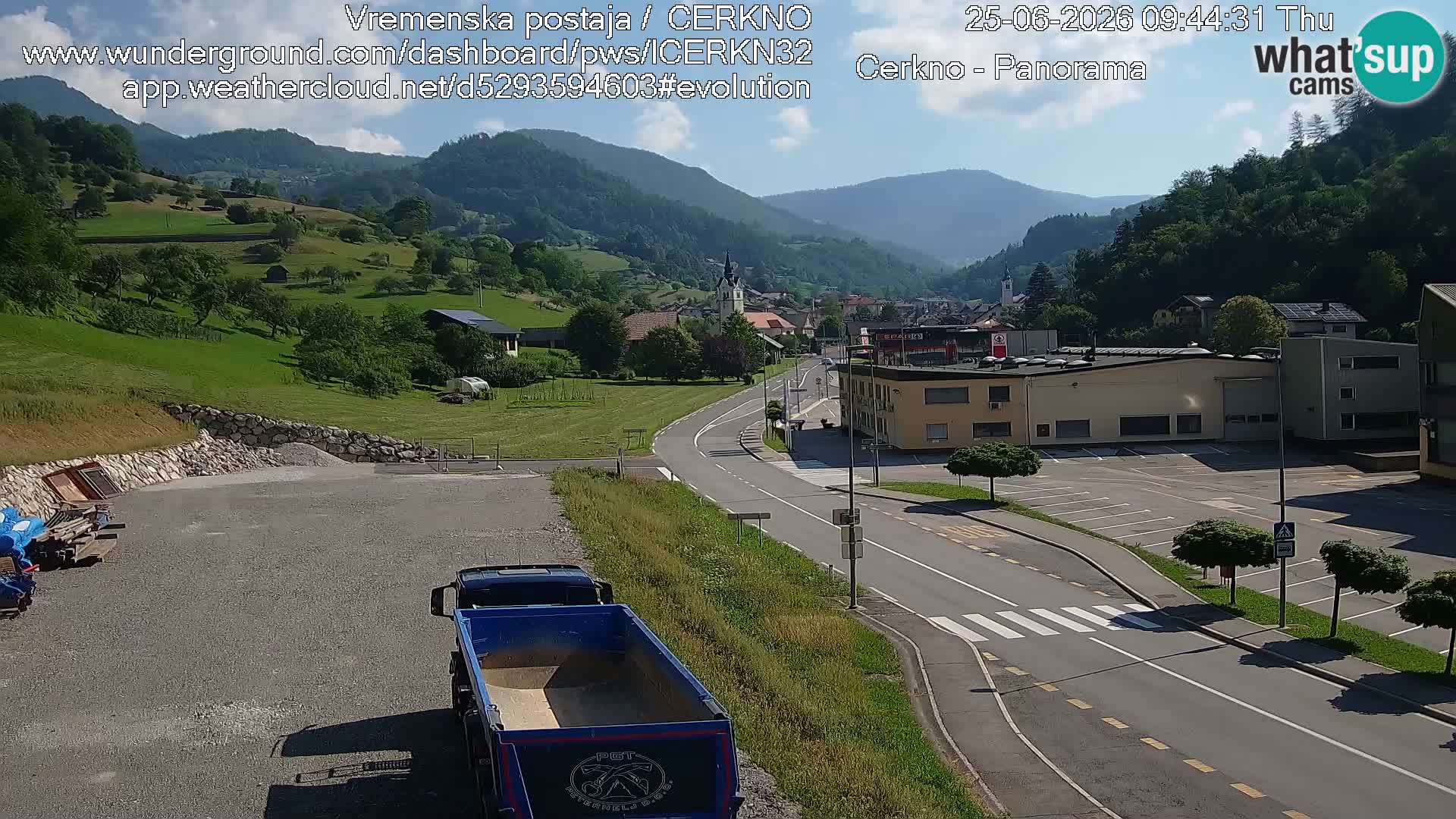 Cerkno Stadteingang Live-Webcam