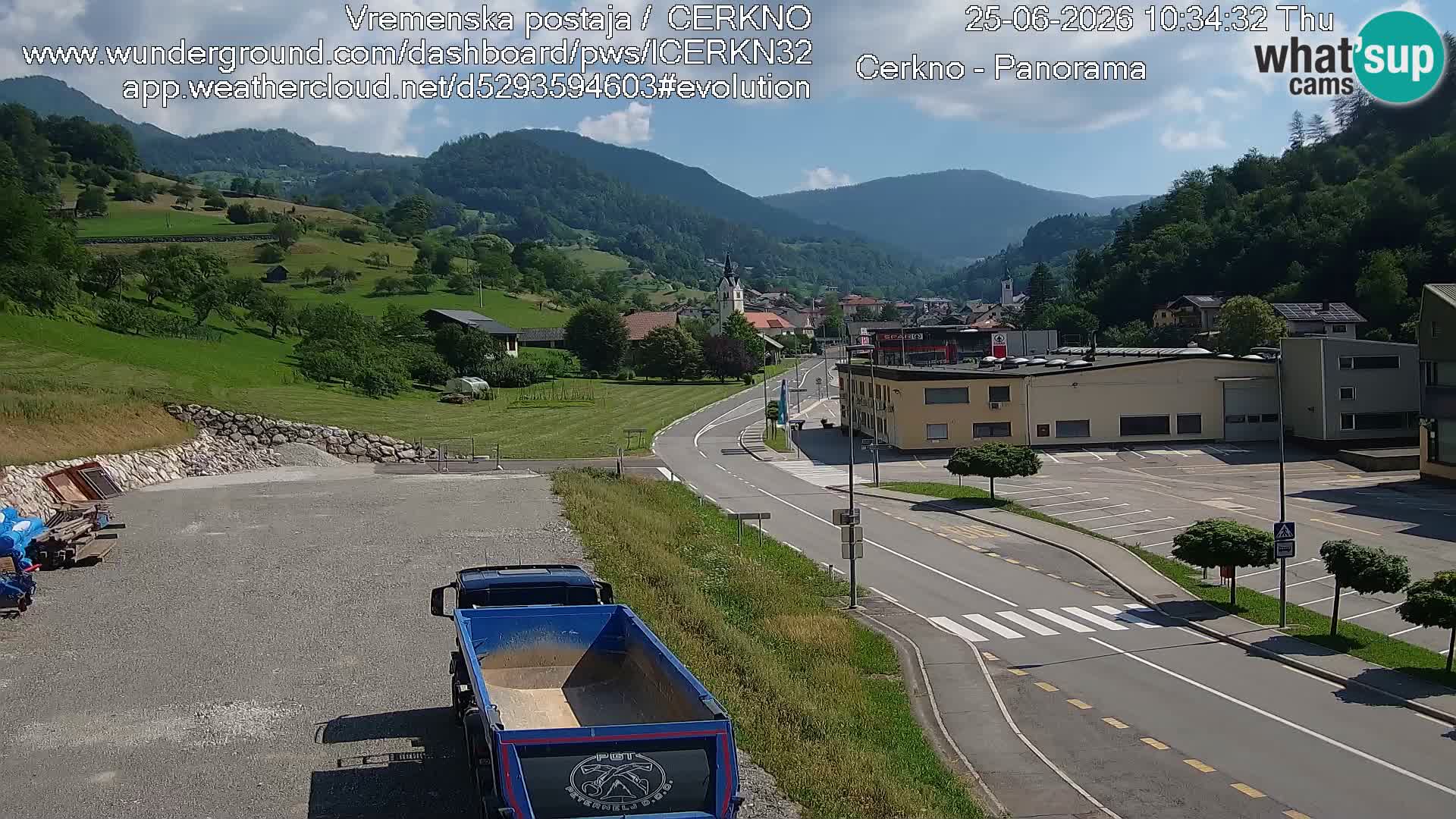 Cerkno Stadteingang Live-Webcam