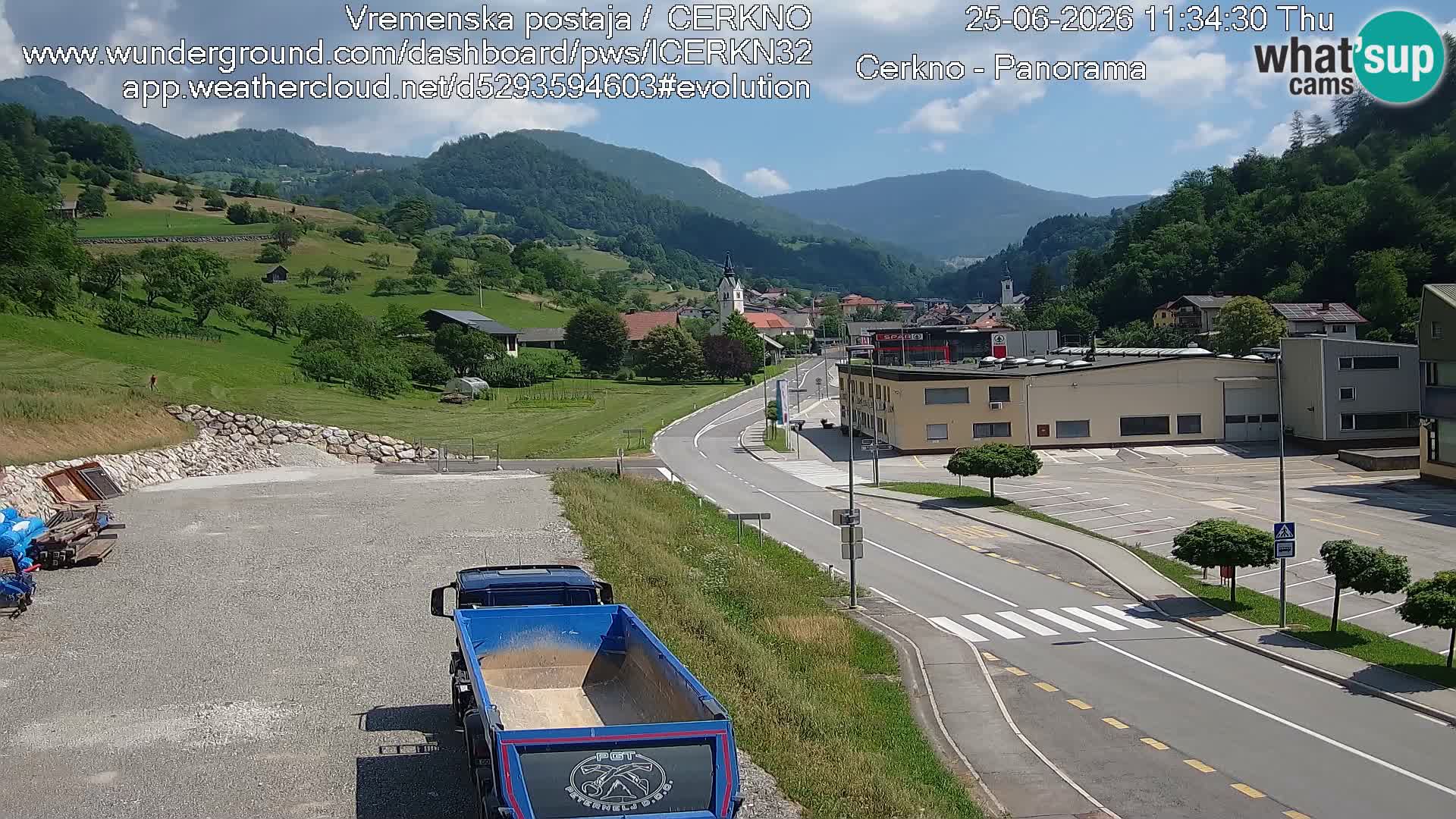 Cerkno Stadteingang Live-Webcam