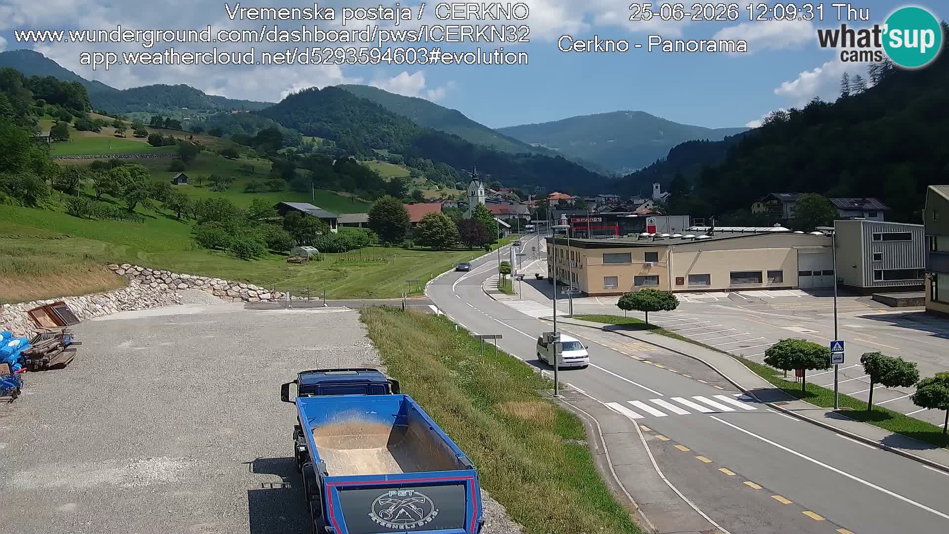 Cerkno Stadteingang Live-Webcam