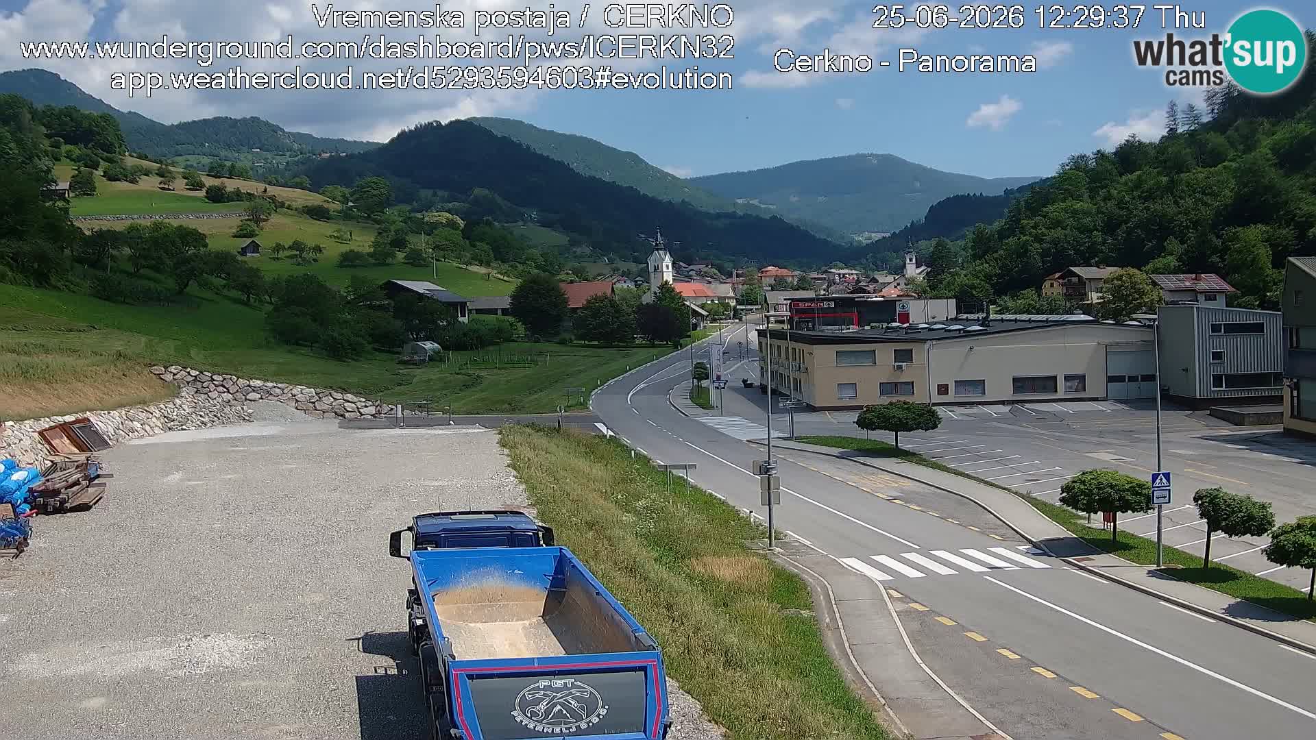 Cerkno Stadteingang Live-Webcam