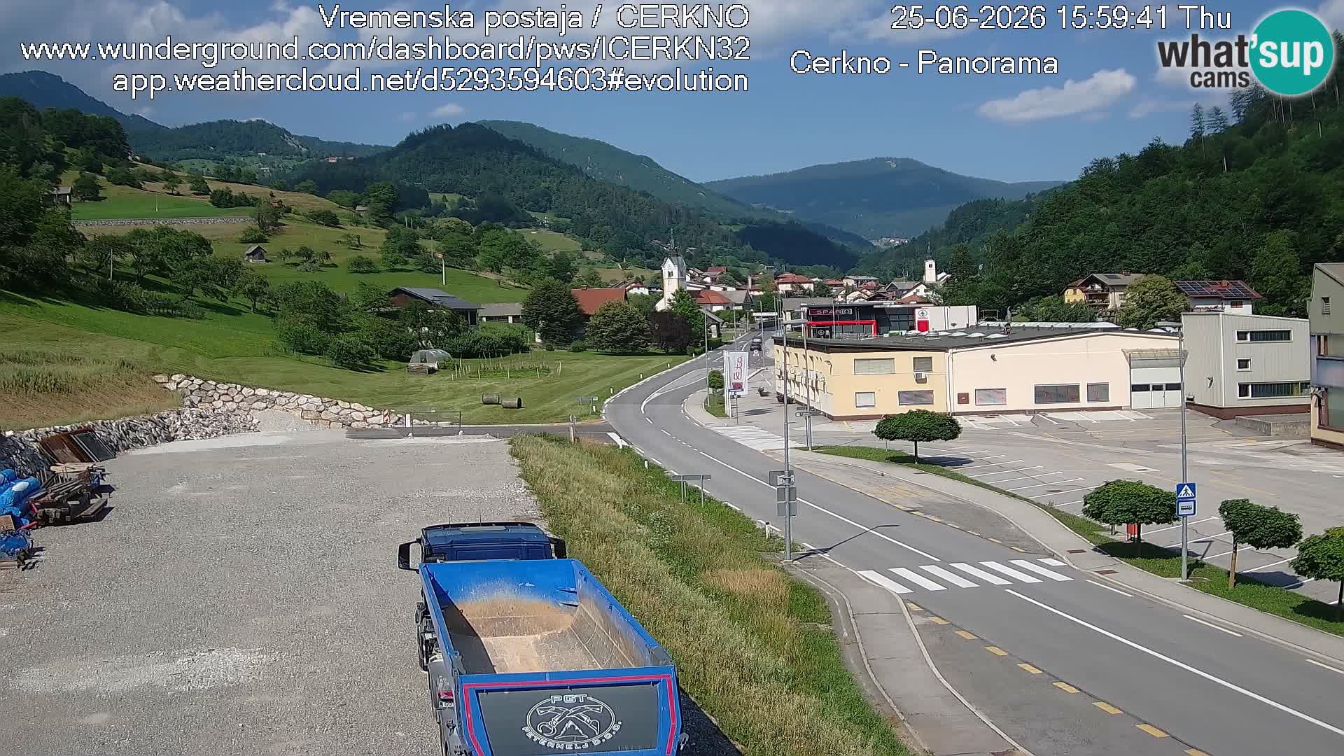 Webcam Ingresso Città di Cerkno