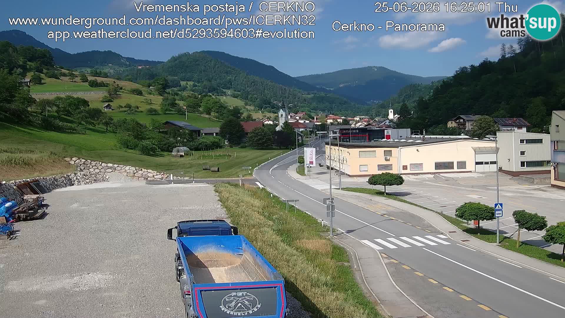Cerkno ulaz u grad – Kamera uživo