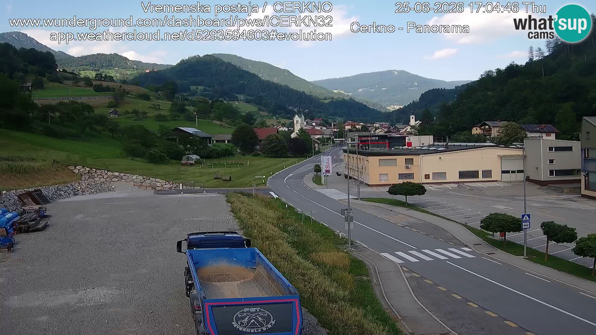 Cerkno Stadteingang Live-Webcam
