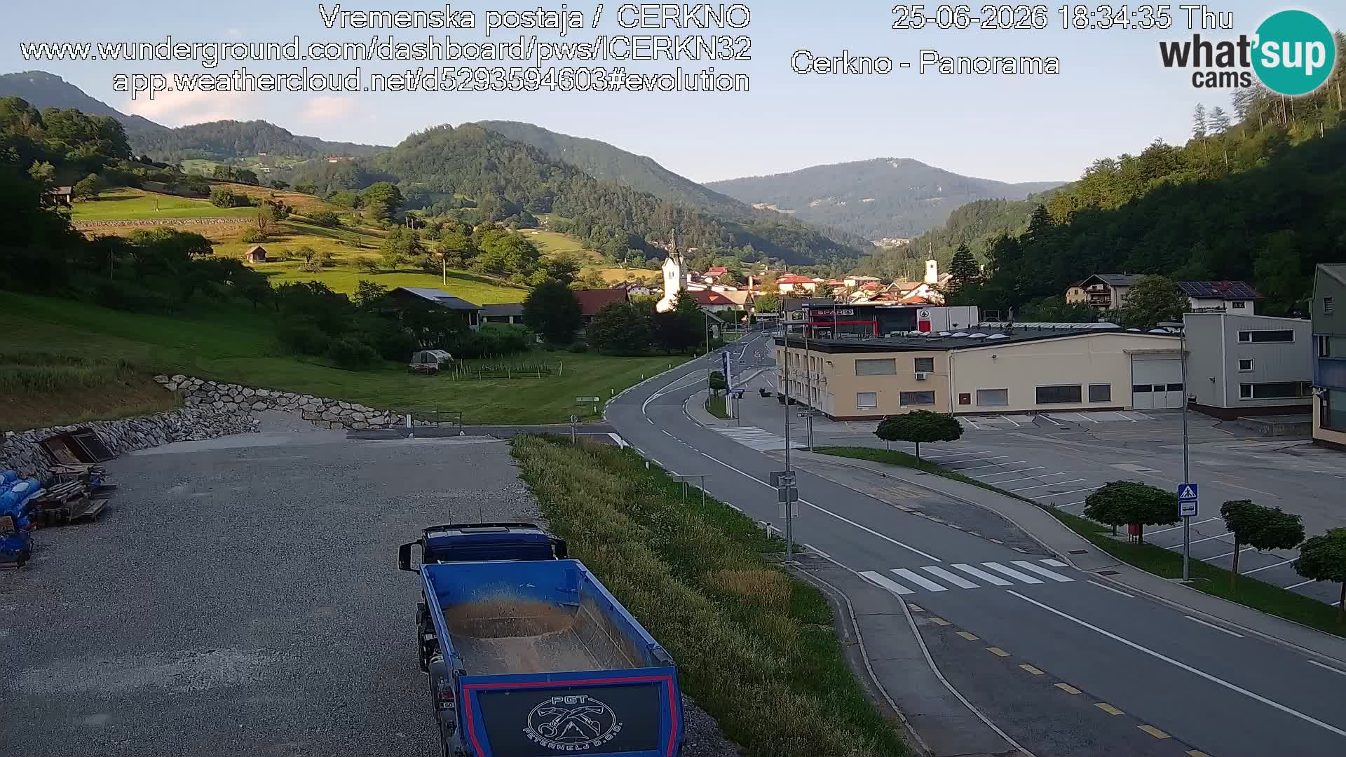 Webcam Ingresso Città di Cerkno
