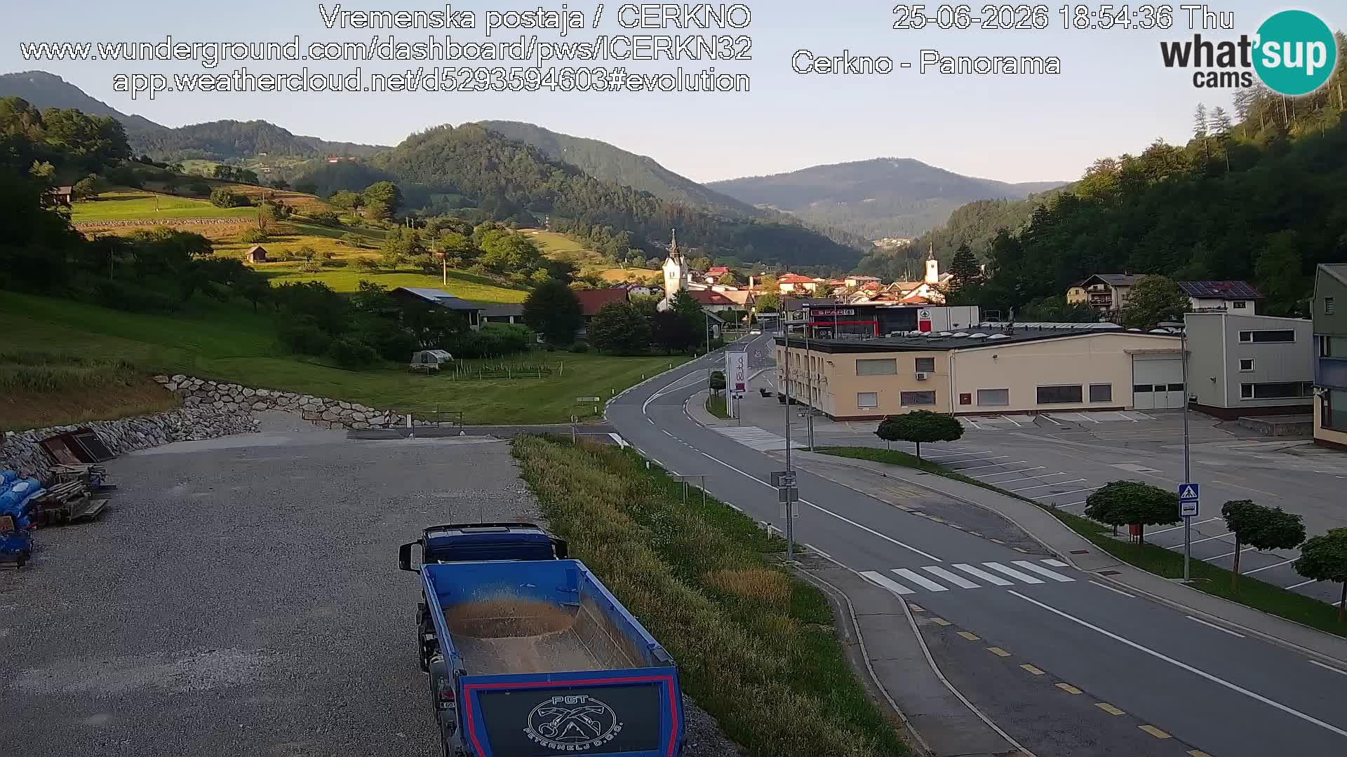 Cerkno Stadteingang Live-Webcam