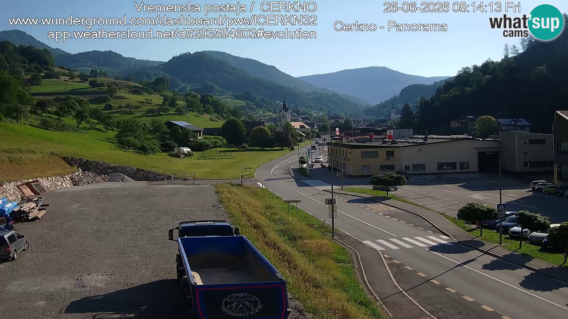 Webcam Ingresso Città di Cerkno