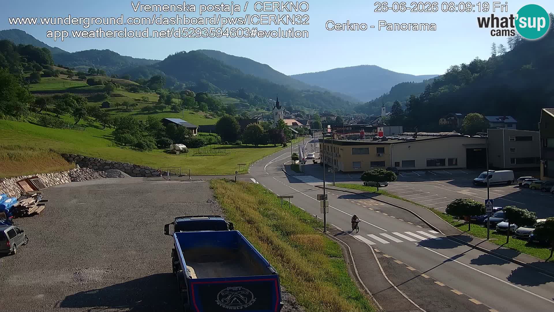Cerkno ulaz u grad – Kamera uživo