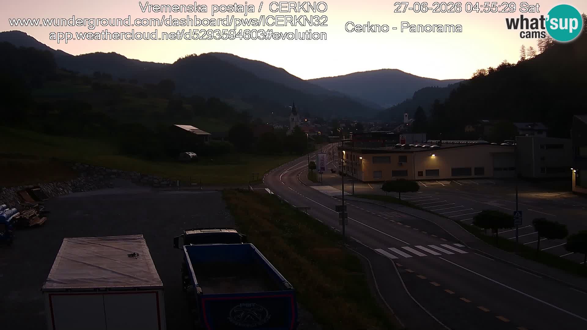 Cerkno ulaz u grad – Kamera uživo