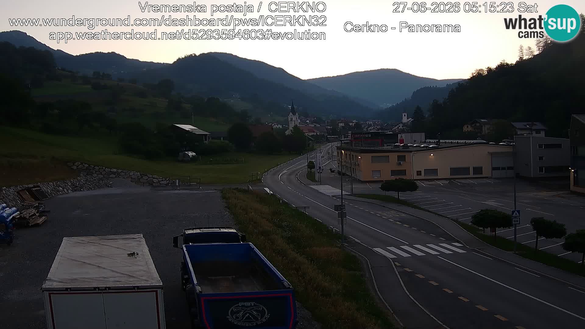 Cerkno Stadteingang Live-Webcam