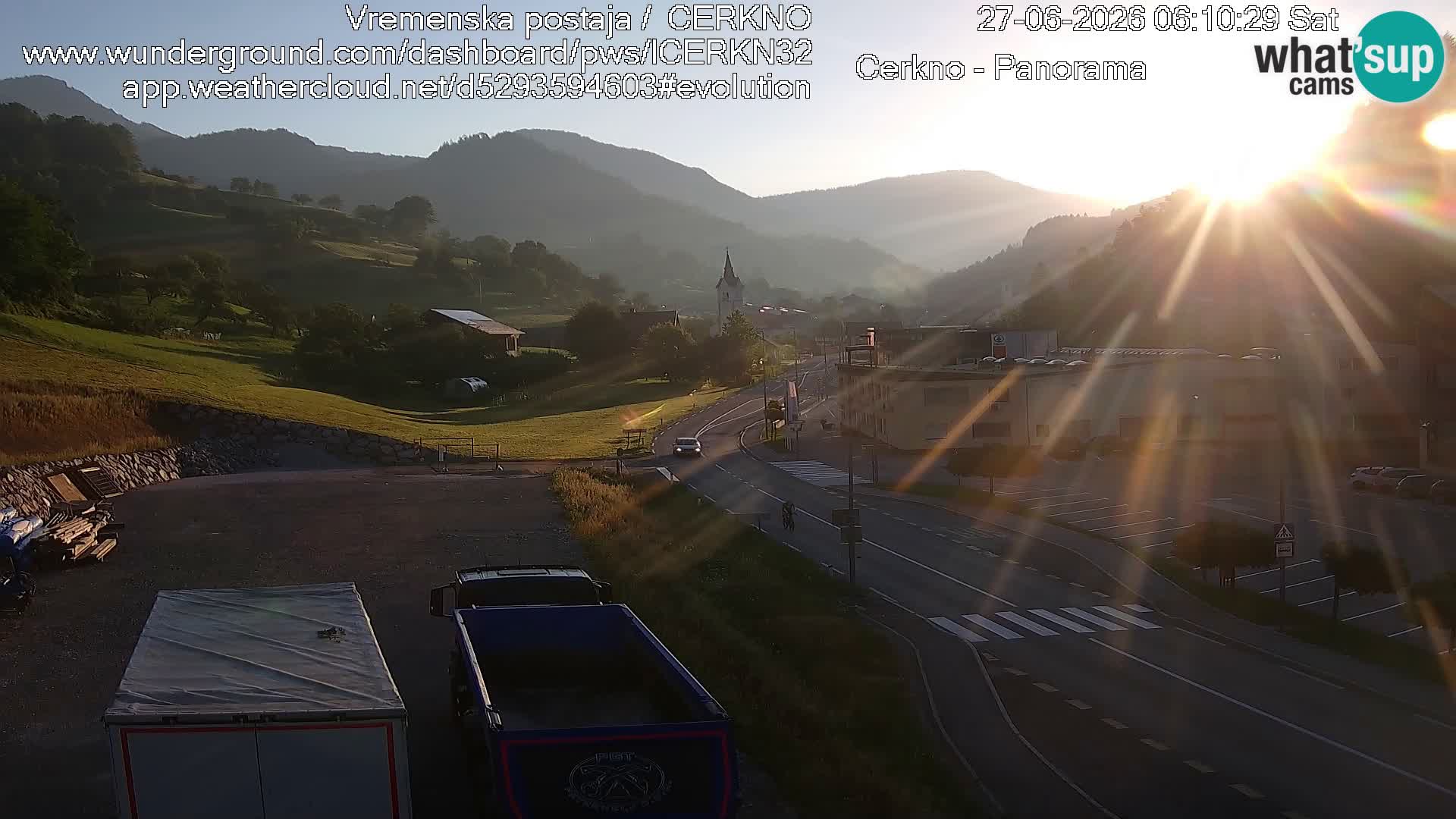 Cerkno Stadteingang Live-Webcam
