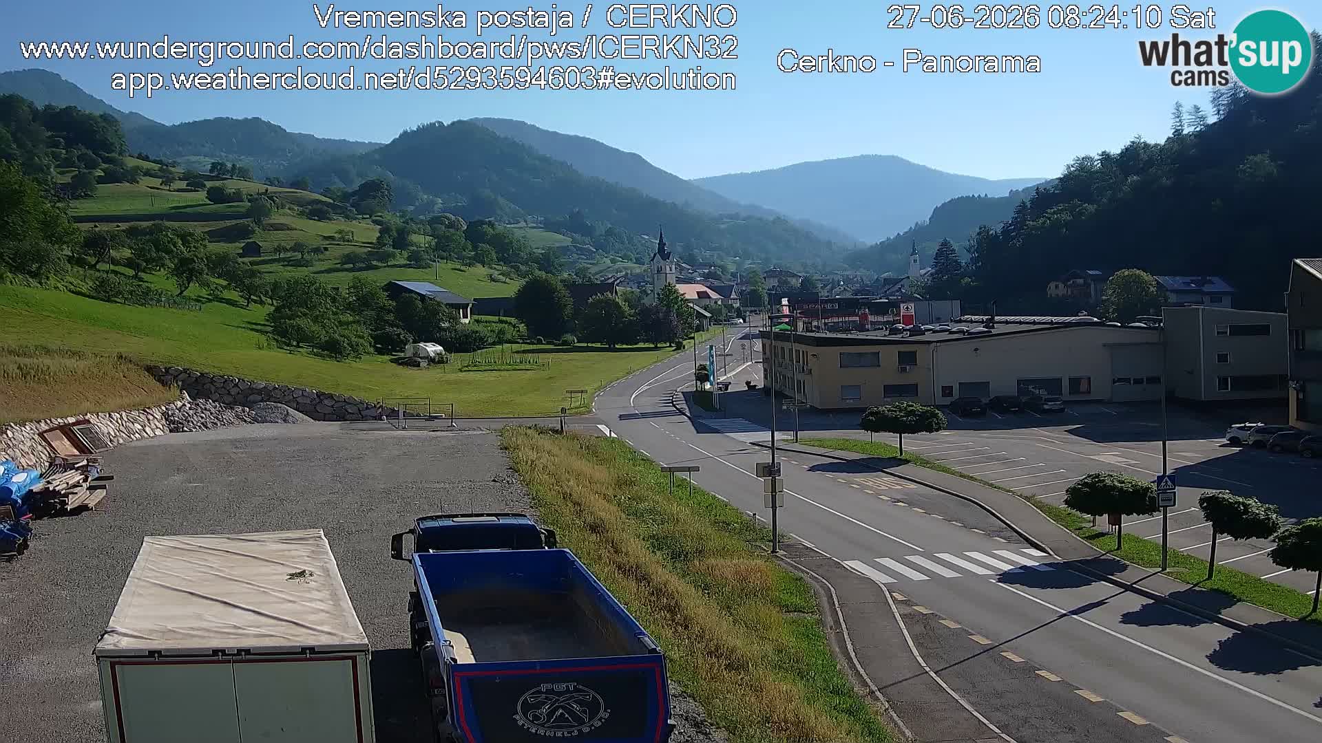 Cerkno Stadteingang Live-Webcam