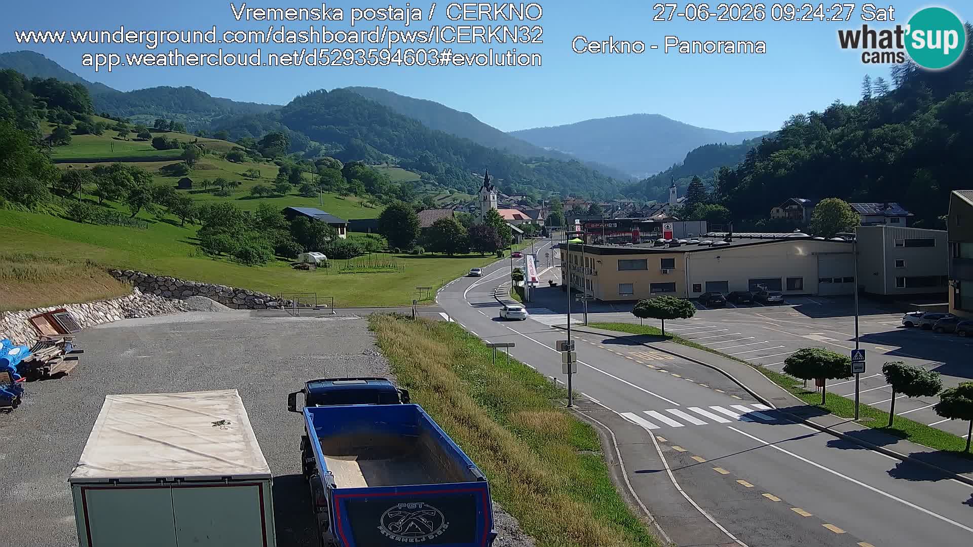 Cerkno Stadteingang Live-Webcam