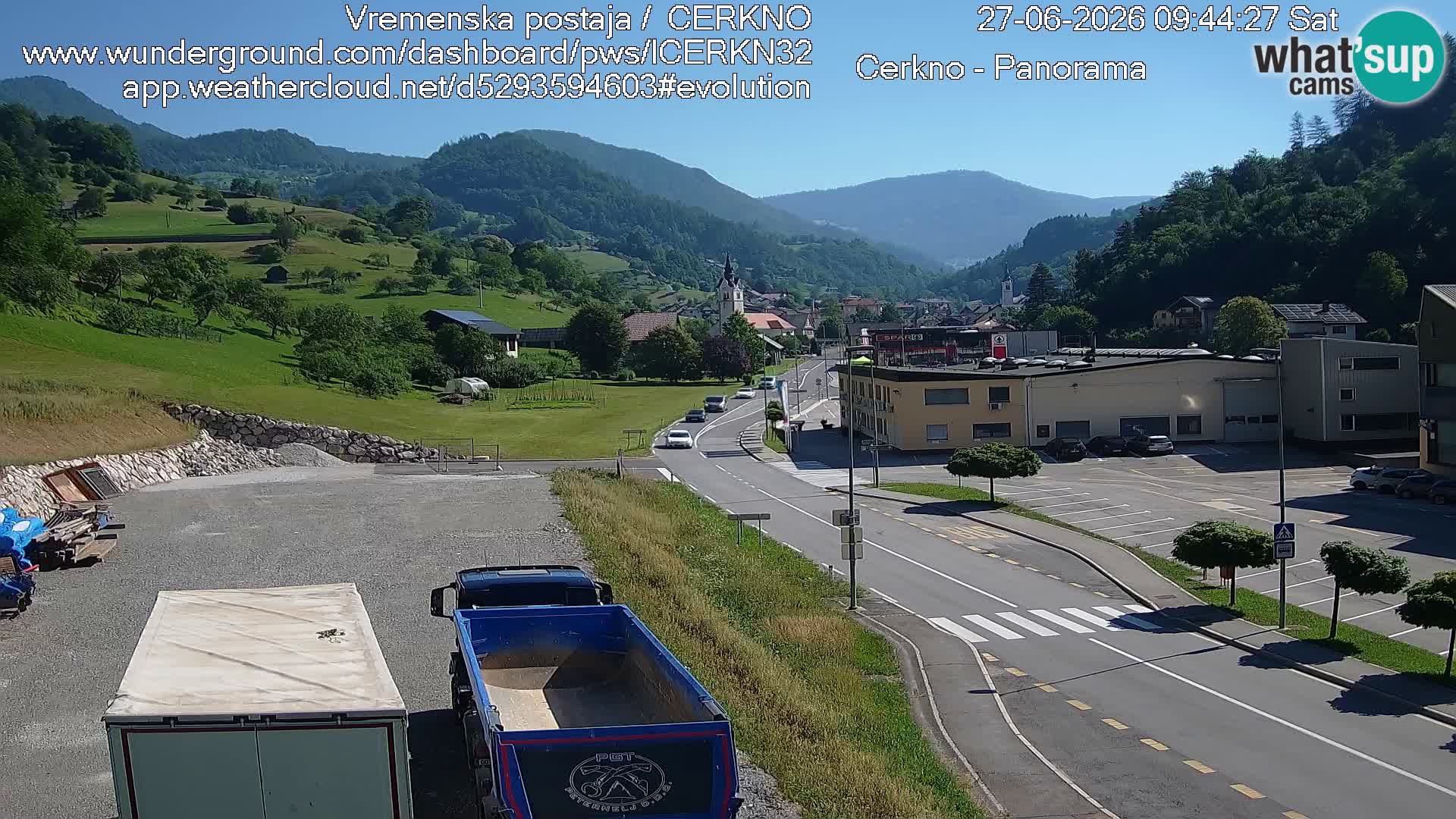 Cerkno Stadteingang Live-Webcam